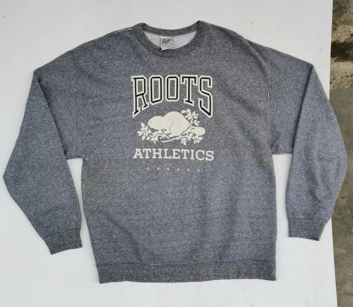Other Rare!!! Roots Athletics Canada Big Logo Hoodie Sweatshirt Size US L / EU 52-54 / 3 - 11 Thumbnail