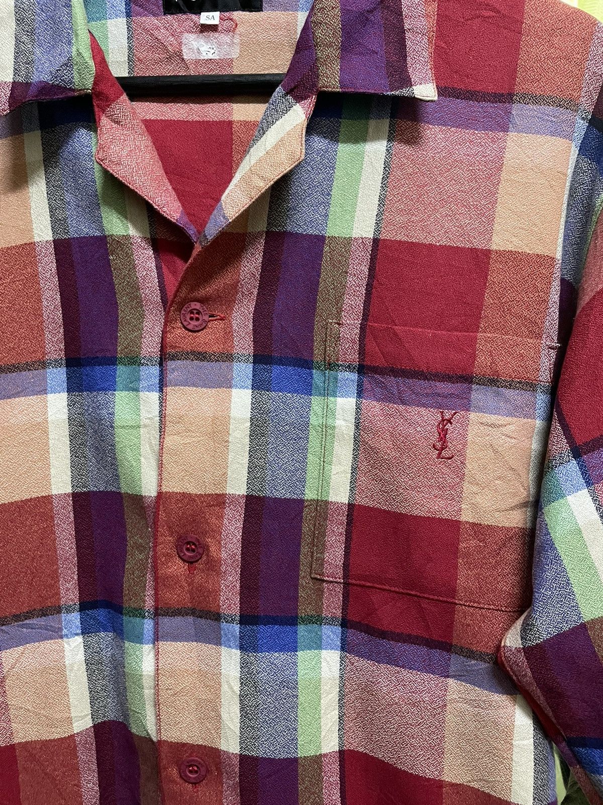 Yves Saint Laurent Vintage Rare Yves Saint Laurent Shirt Size US L / EU 52-54 / 3 - 7 Thumbnail