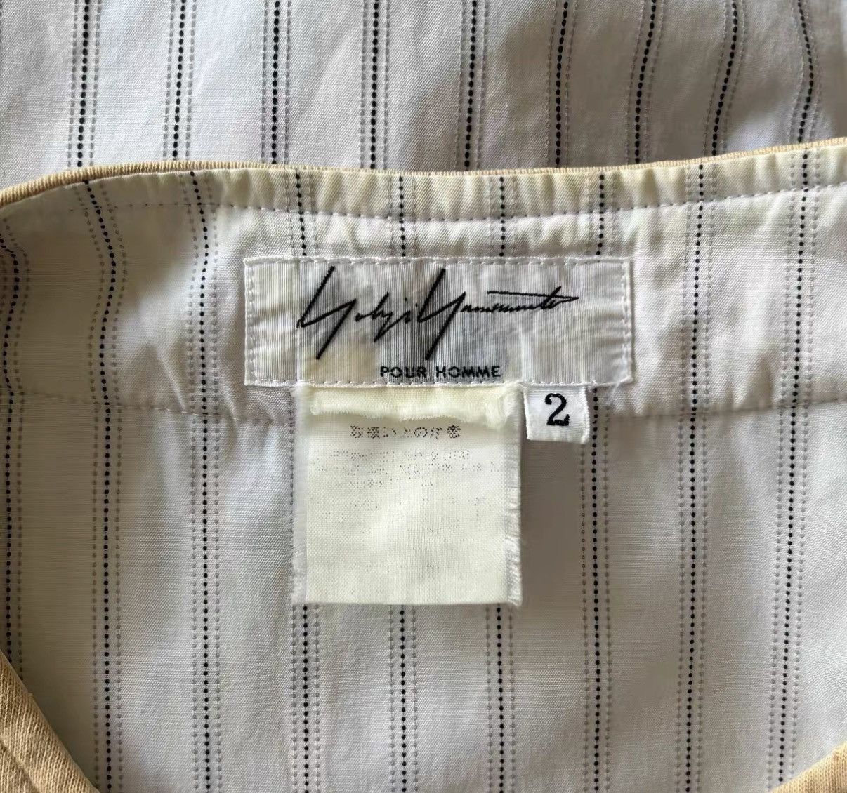 Yohji Yamamoto Yohji Yamamoto 06SS Baseball Zip Short Sleeve Shirt K4 Size US M / EU 48-50 / 2 - 6 Thumbnail