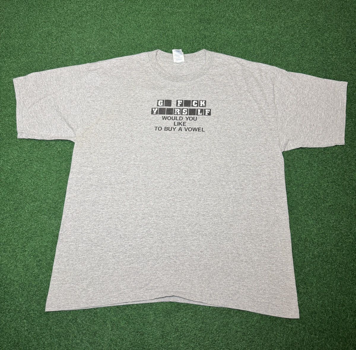 Vintage Go F Yourself Wheel Of Fortune Punk XL T Shirt