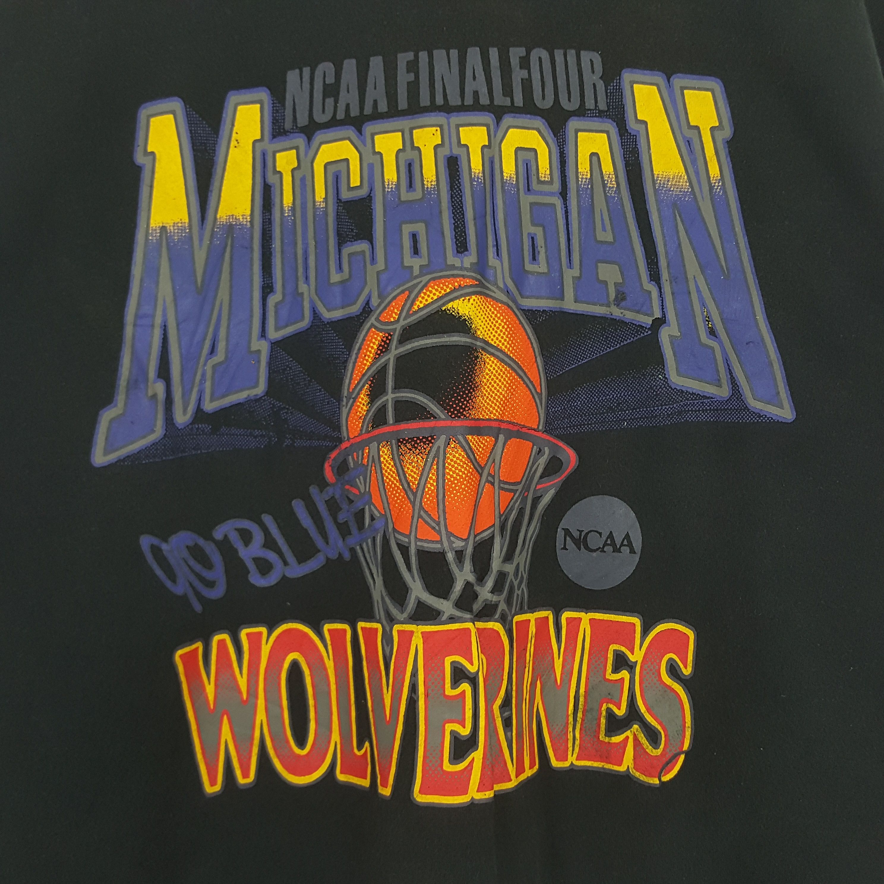 NBA × Vintage × Wolverine Vintage NCAA Finalfour Michigan Basketball Team Sweatshirt Size US L / EU 52-54 / 3 - 2 Thumbnail