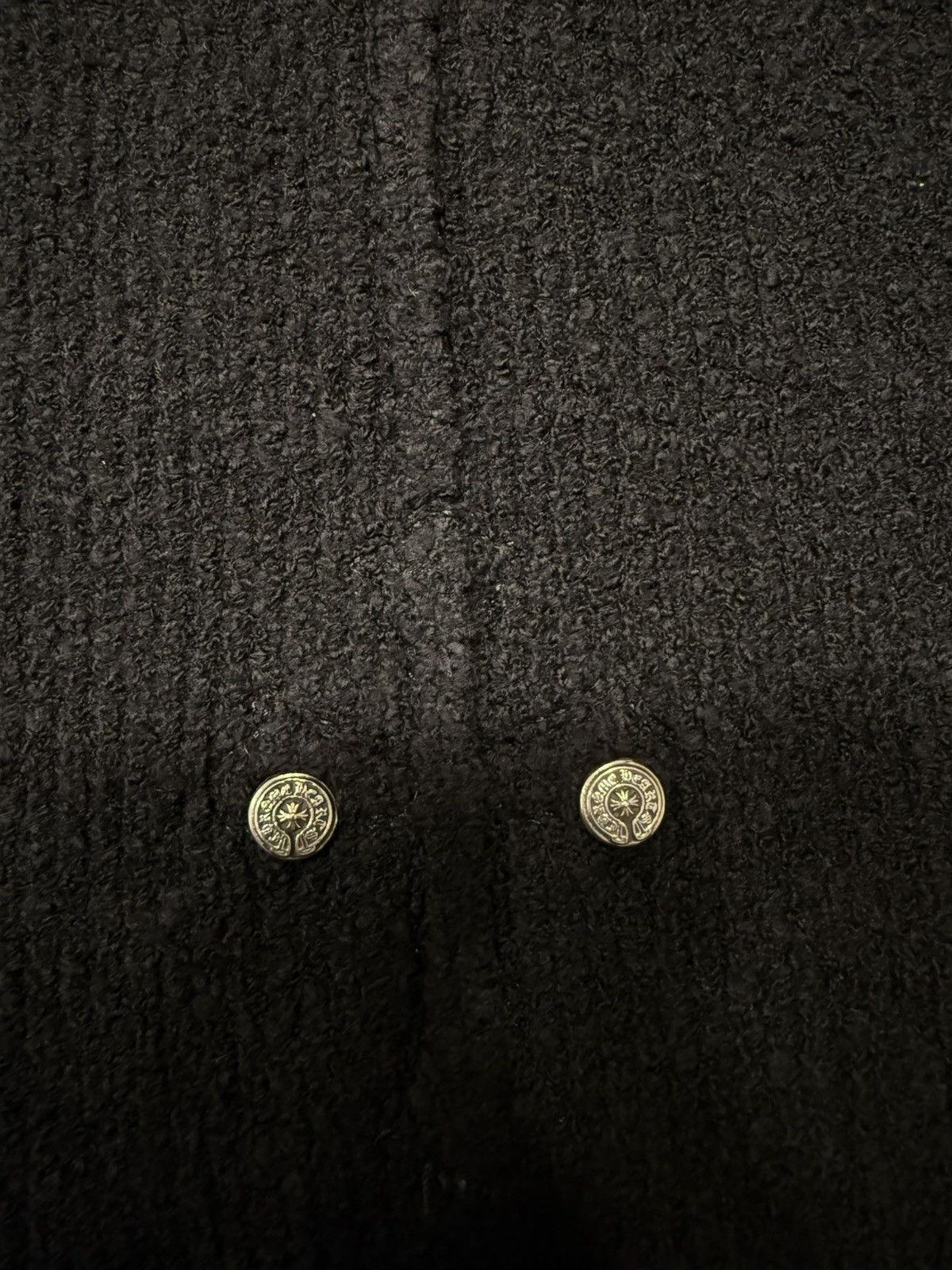 Chrome Hearts 🔥Chrome Hearts Black Cardigan with Cross Patches🔥 Size US M / EU 48-50 / 2 - 12 Thumbnail