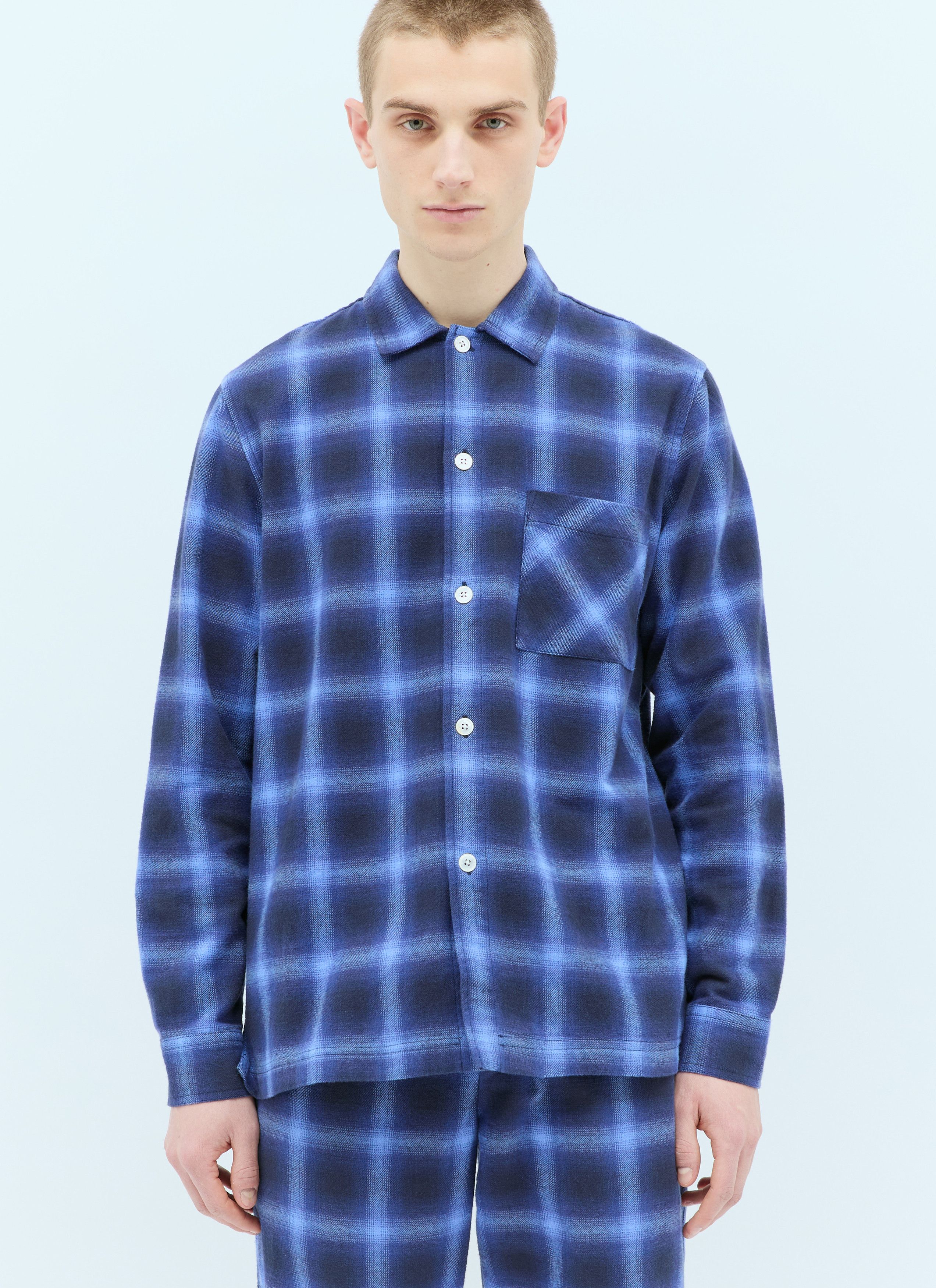 Tekla Plaid Pyjama Shirt Size US XS / EU 42 / 0 - 1 Thumbnail