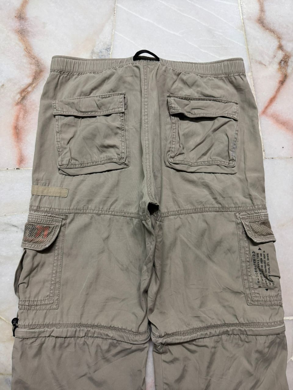 KMRii RARE⚡️VINTAGE 90's T&C SURF JORTS / 3QUARTERS CARGO BEIGE Size US 34 / EU 50 - 18 Thumbnail