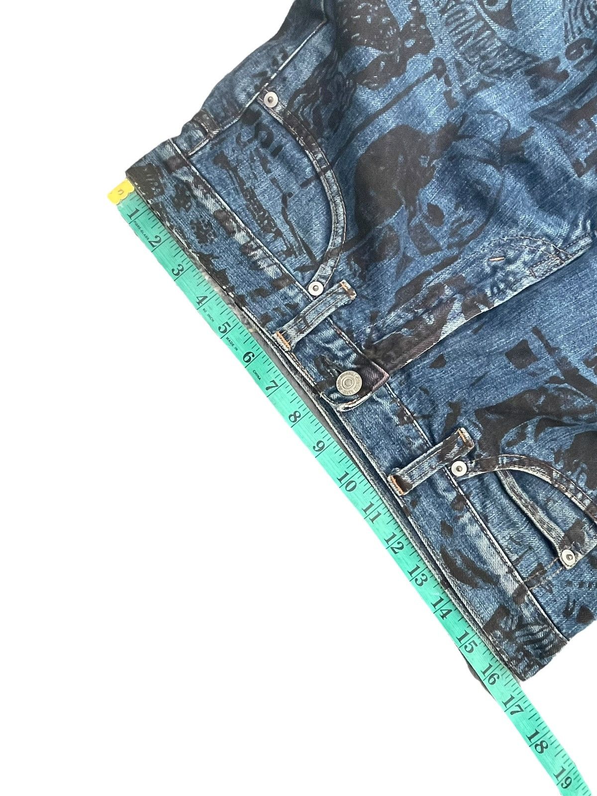 Johnbull Vintage Johnbull AOP Denim Size US 32 / EU 48 - 9 Thumbnail