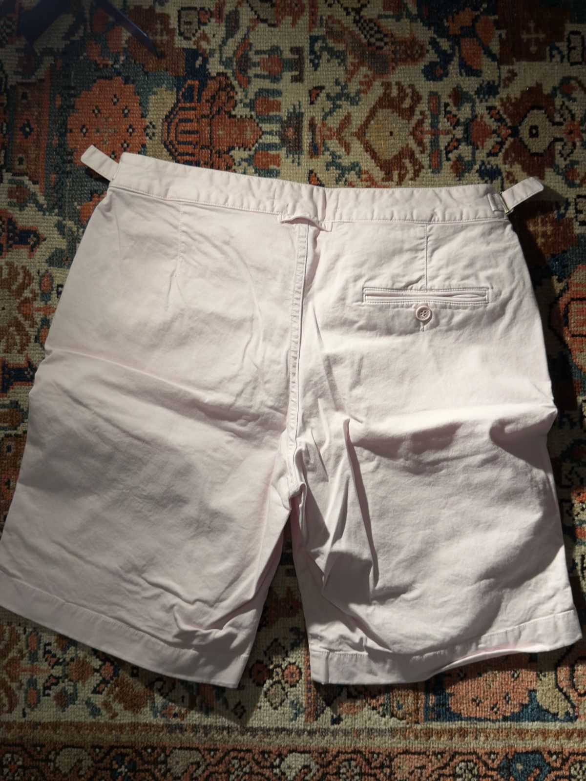 Orlebar Brown Orlebar Brown light pink cotton shorts w/ tabs Size US 32 / EU 48 - 3 Thumbnail