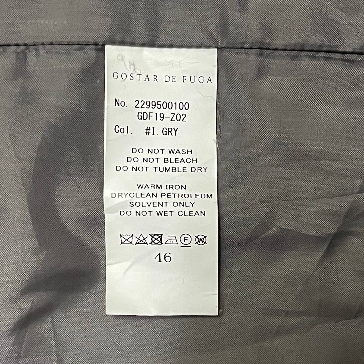 GOSTAR DE FUGA Gostar De Fuga Overcoat Size US S / EU 44-46 / 1 - 8 Thumbnail