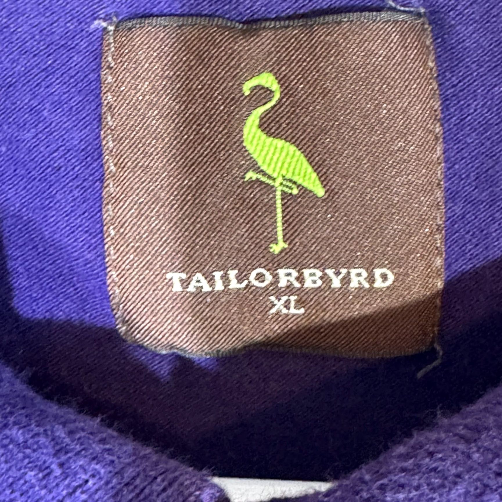 Tailorbyrd TailorByrd Polo Shirt XL Purple Cotton-Stretch Short Sleeve Collared Men’s Regular/Classic Golf Shirt Size US XL / EU 56 / 4 - 7 Thumbnail