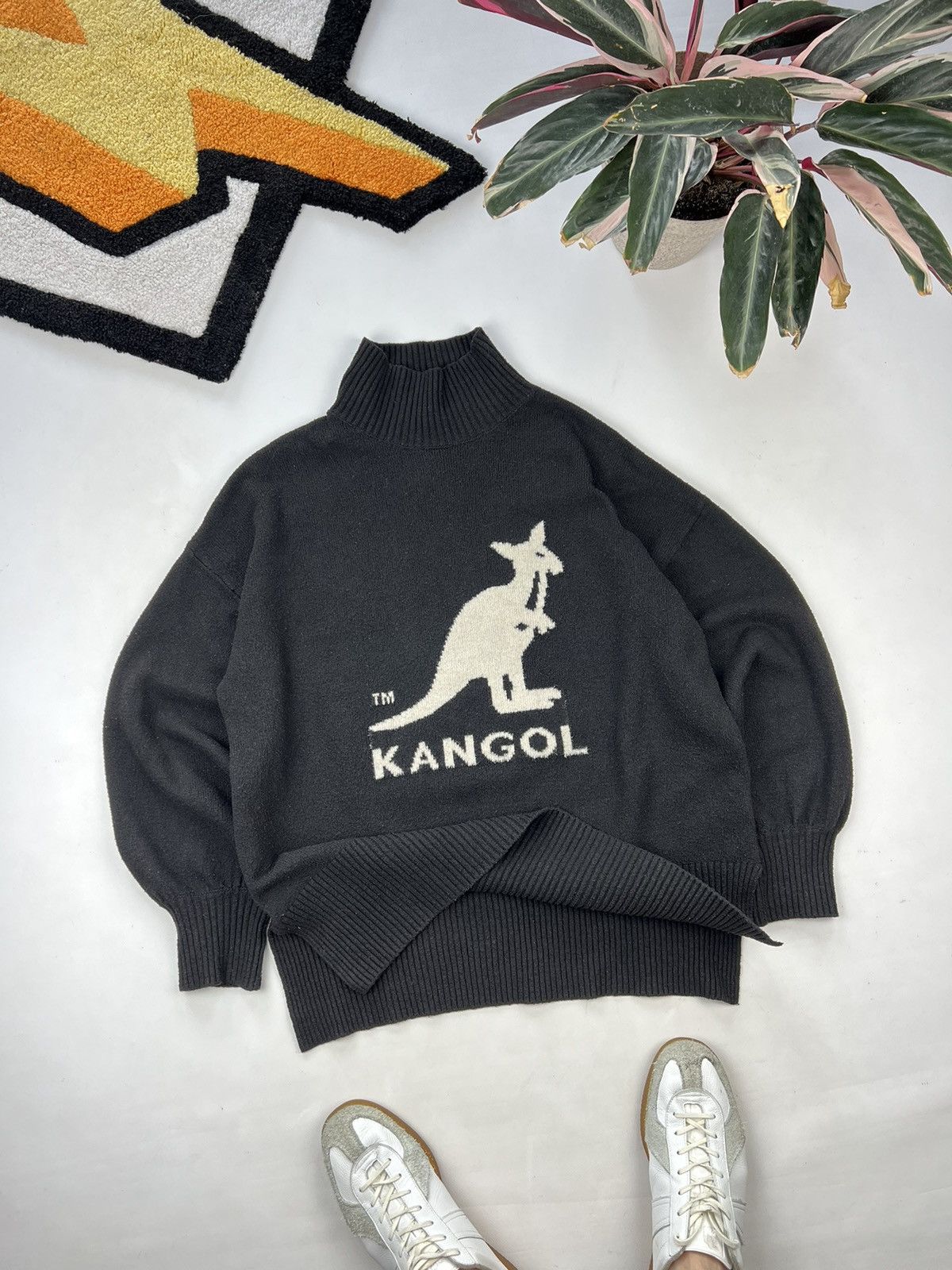 Japanese Brand × Kangol Sweater Kangol /Big Logo Size S / US 4 / IT 40 - 4 Thumbnail