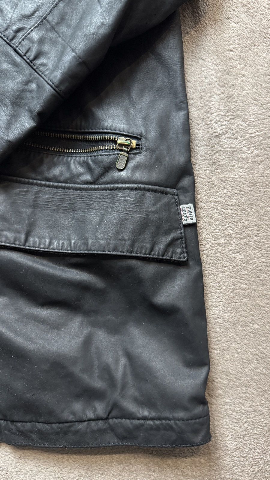 Vintage Boldly British Hunting Fishing Farm Leather Jacket barbour Size US S / EU 44-46 / 1 - 6 Thumbnail
