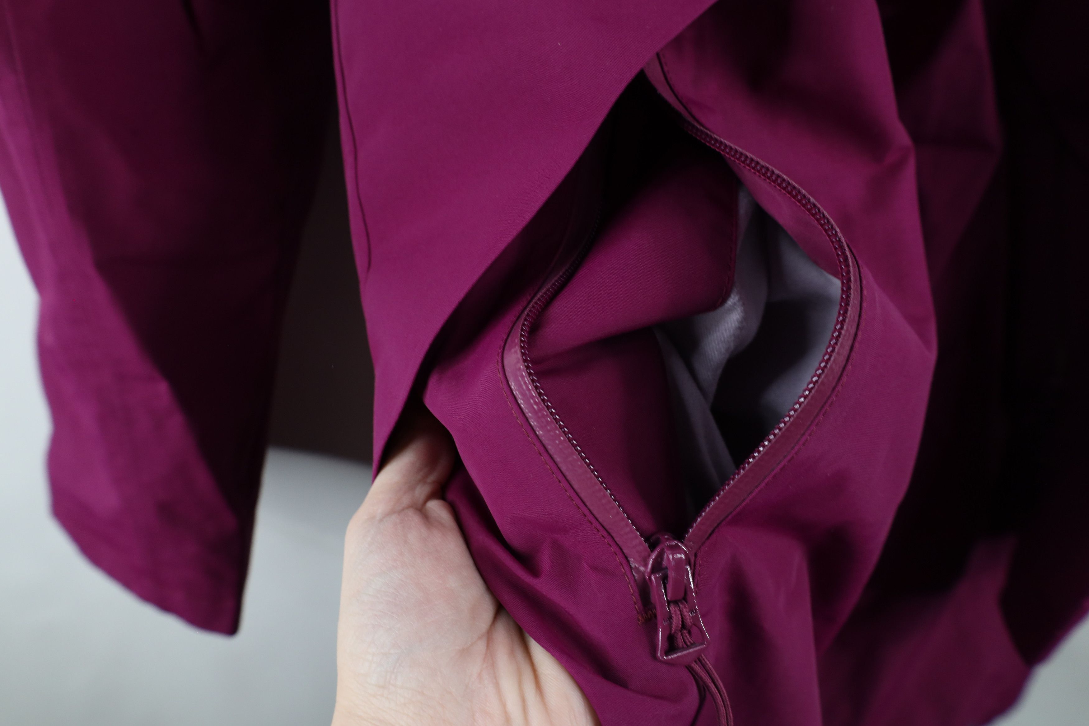 Lands' End × Vintage Lands End Waterproof Full Zip Hooded Rain Jacket Coat Purple Size XL / US 12-14 / IT 48-50 - 6 Thumbnail