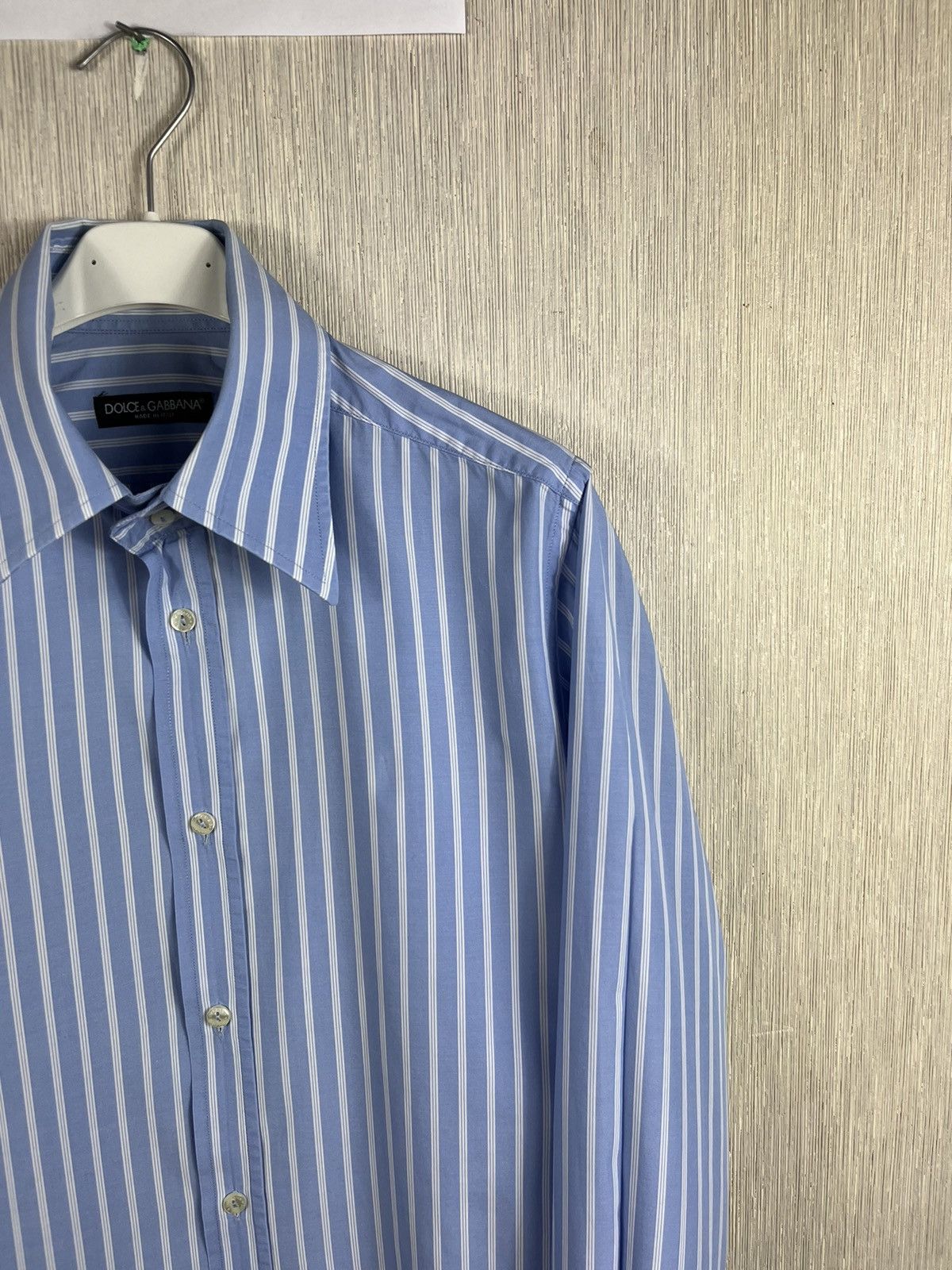 Dolce & Gabbana Dolce & Gabbana striped classic casual shirt with big collar Size US S / EU 44-46 / 1 - 3 Thumbnail
