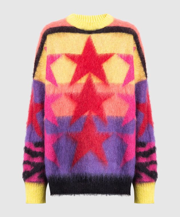 Palm Angels o1y1225 Crewneck Sweater in Multicolor Size XS / US 0-2 / IT 36-38 - 1 Thumbnail