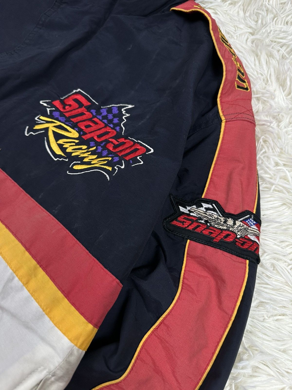 Japanese Brand × Vintage SNAP-ON Racing MotorSport Hooded jacket🔥 Size US L / EU 52-54 / 3 - 5 Thumbnail