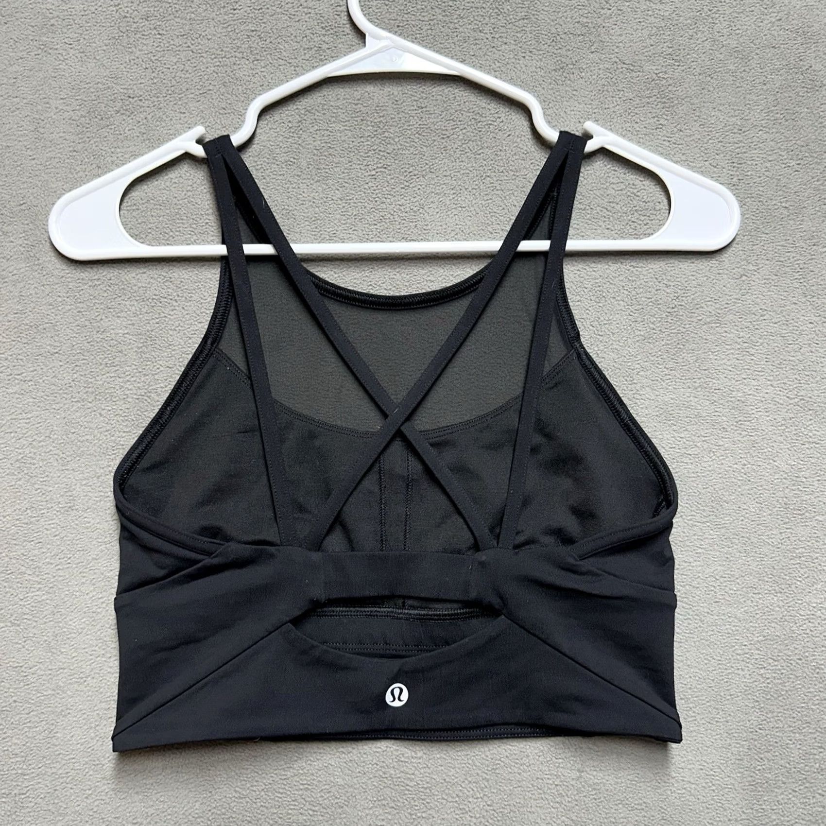 Lululemon Lululemon Clip In Long Line Bra Lift Womens Size 6 Black Luxtreme Performance Size ONE SIZE - 2 Thumbnail