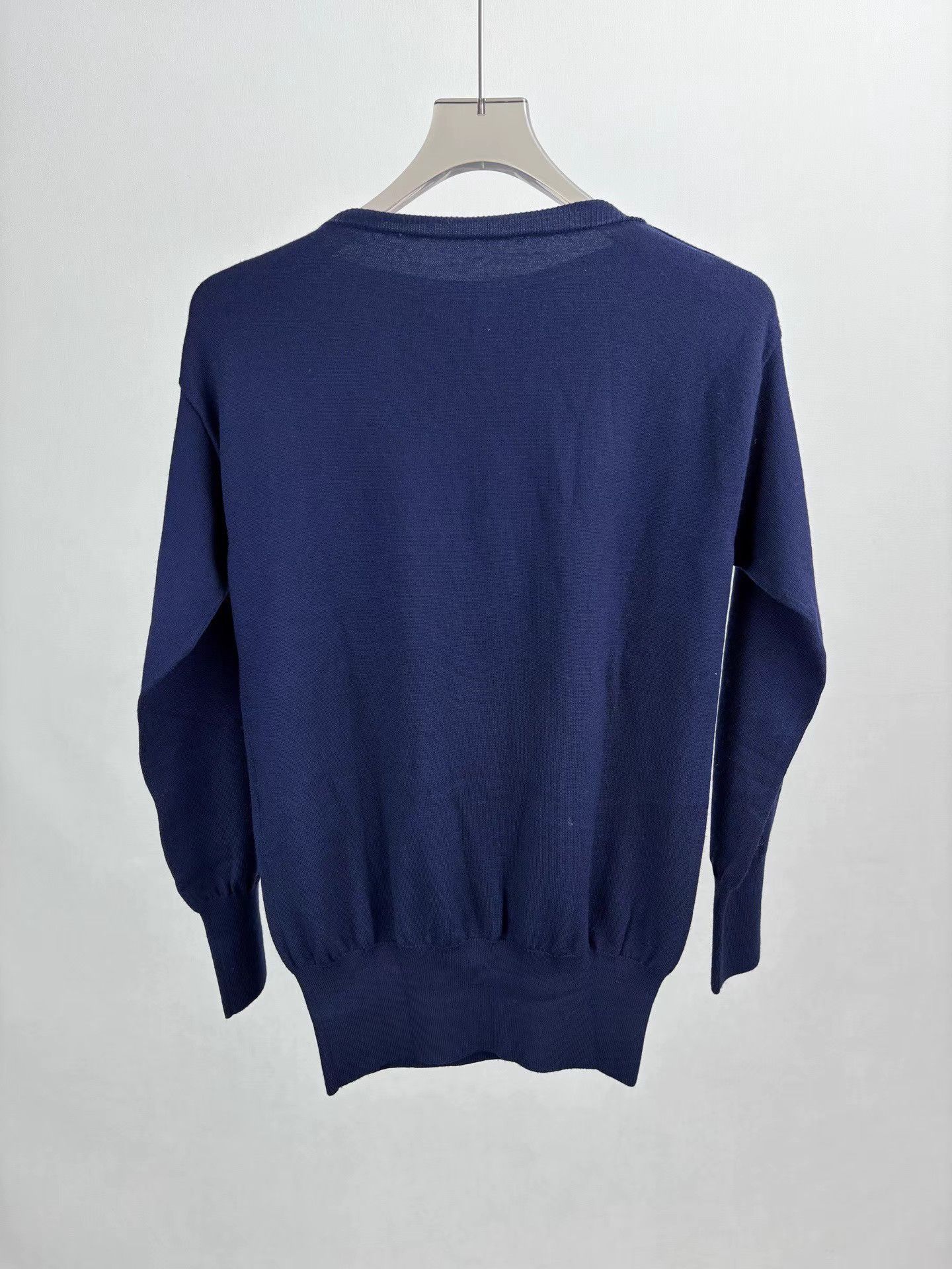 Loewe LOEWE Wool Knit Sweater with Gold Buttons Size US M / EU 48-50 / 2 - 2 Thumbnail