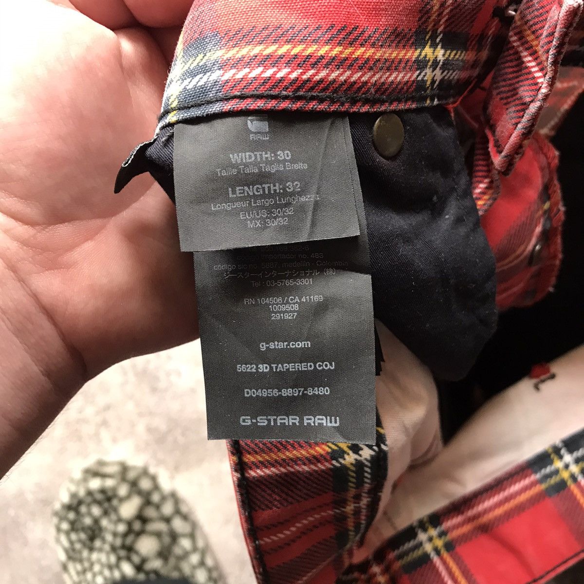 Vintage Vintage 90s Plaid Baggy Cargo Pants Grunge Distressed 30 Size US 30 / EU 46 - 7 Thumbnail