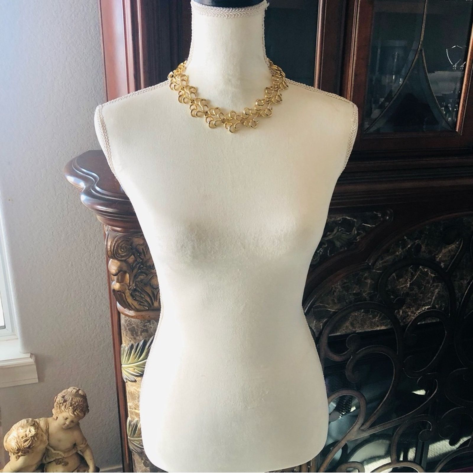 Vintage Vintage filigree link discs choker necklace Size ONE SIZE - 6 Thumbnail