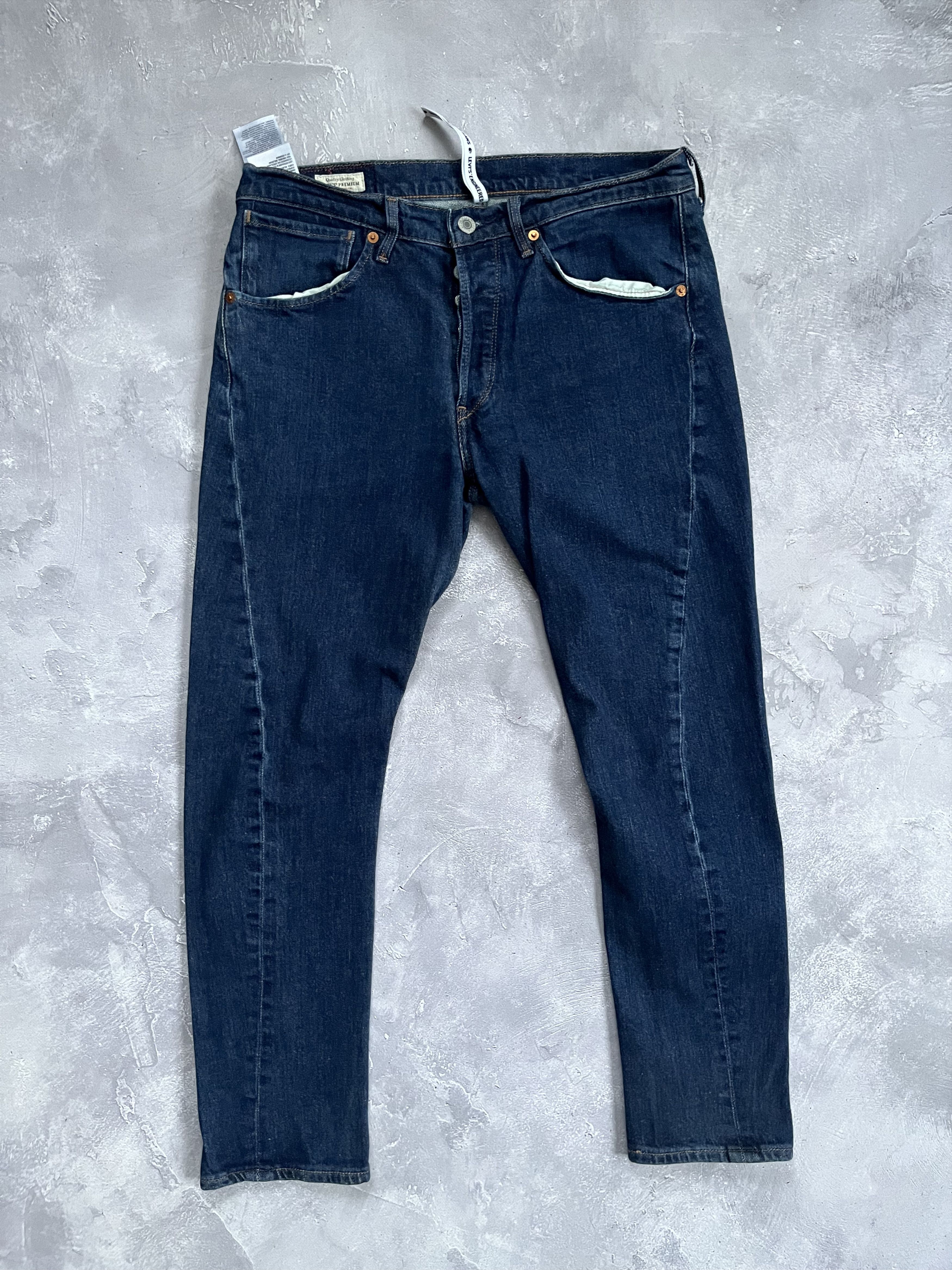Engineered Garments × Levi's Levis Engineered Jeans Twisted Leg LEJ 512 Premium Denim Size US 32 / EU 48 - 2 Thumbnail