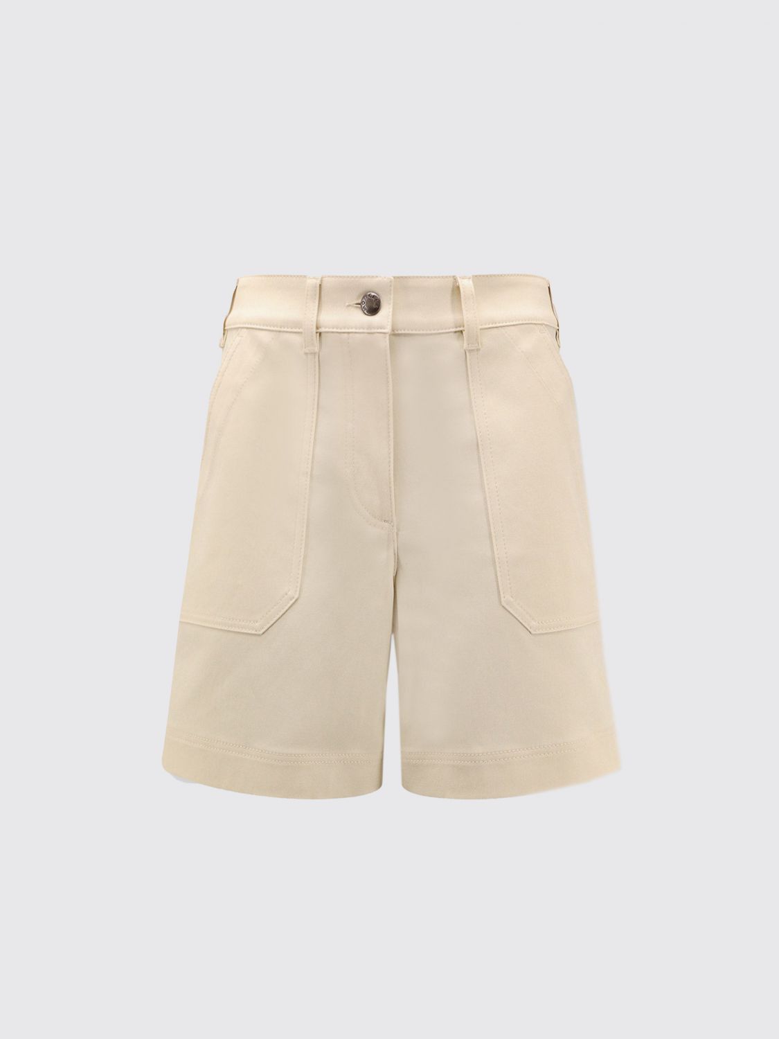 Moncler Moncler Short Woman Beige Size 26" / US 2 / IT 38 - 1 Preview