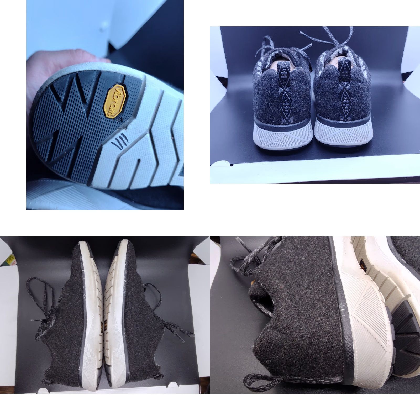 Pendleton VINTAGE Pendleton Wool Blend Women's Sneakers Casual Shoes US Size 9 Charcoal Black Slip Resistant Vibram Size US 7 / IT 37 - 8 Thumbnail