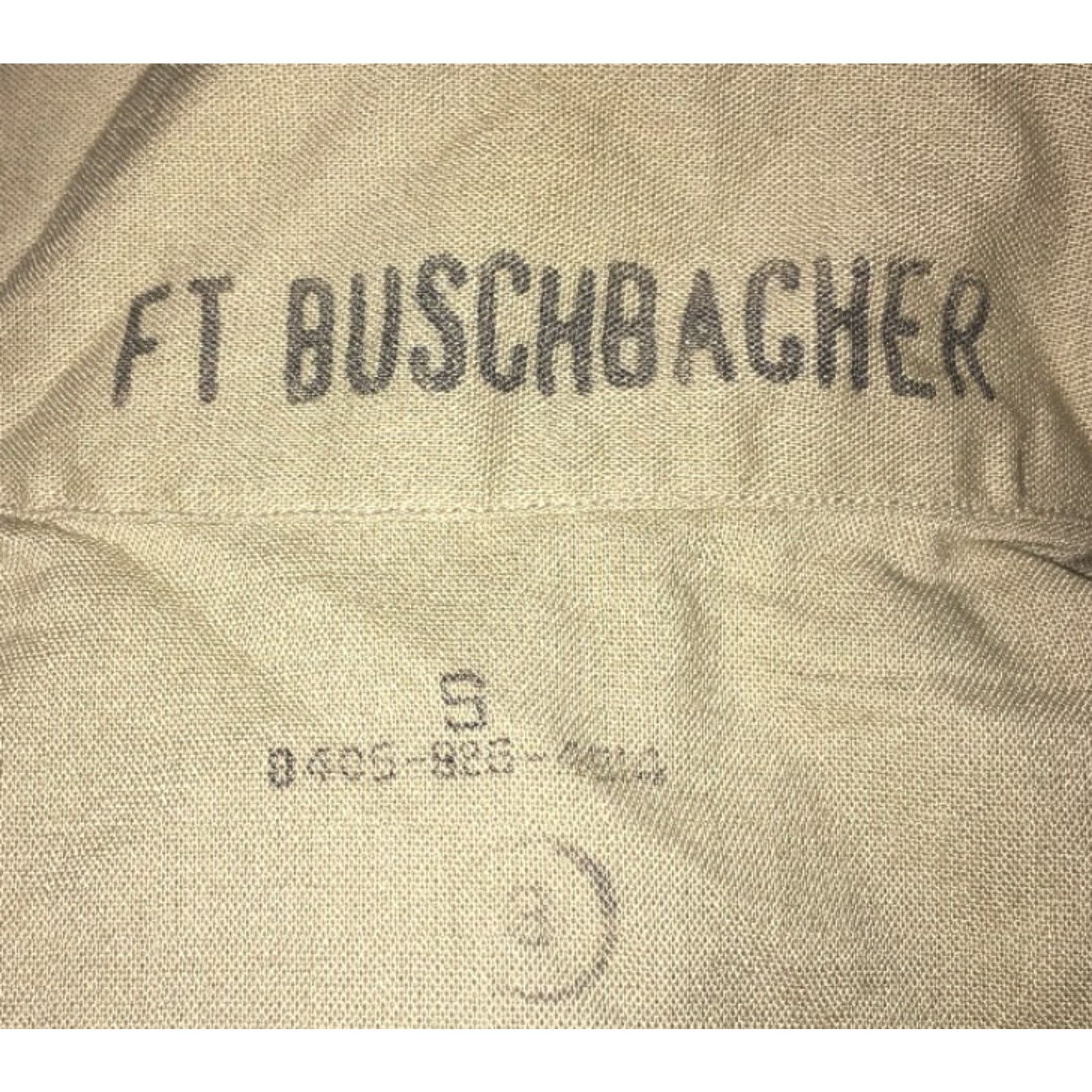 Vintage VINTAGE Buschbscher Men Short Sleeve Military Shirt Small Beige Button-Up Casual Department M Size US M / EU 48-50 / 2 - 6 Thumbnail