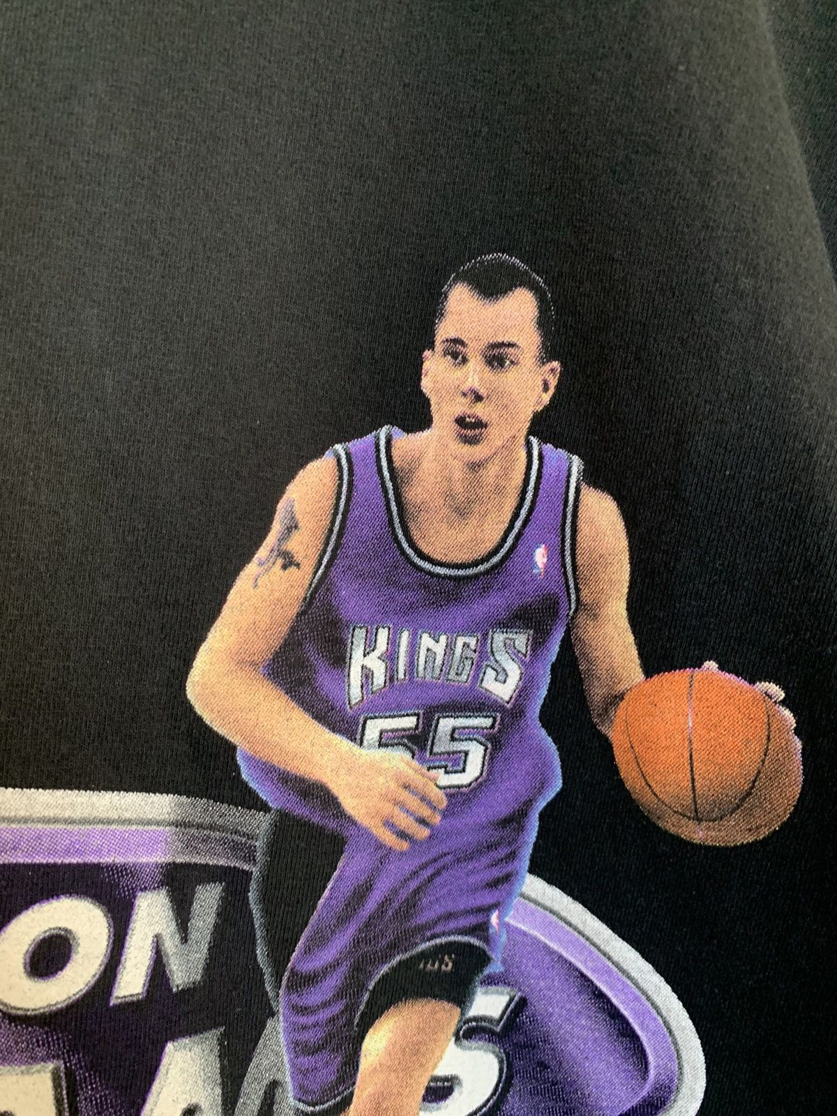 NBA × Vintage *RARE* Vintage 90s Jason Williams Sacramento Kings NBA Shirt Size US XL / EU 56 / 4 - 4 Thumbnail
