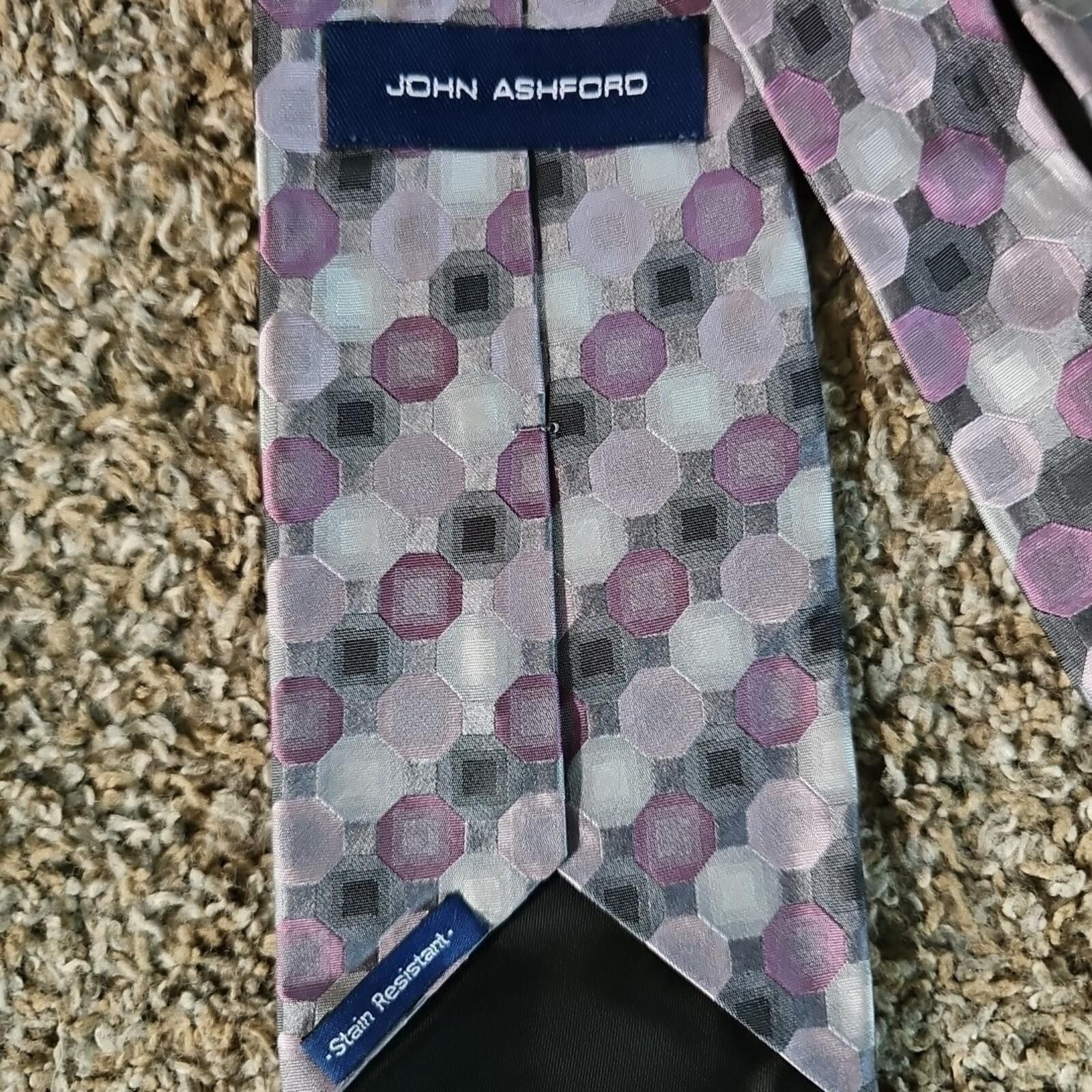 John Ashford John Ashford 100% Silk Handmade Necktie Size ONE SIZE - 2 Thumbnail