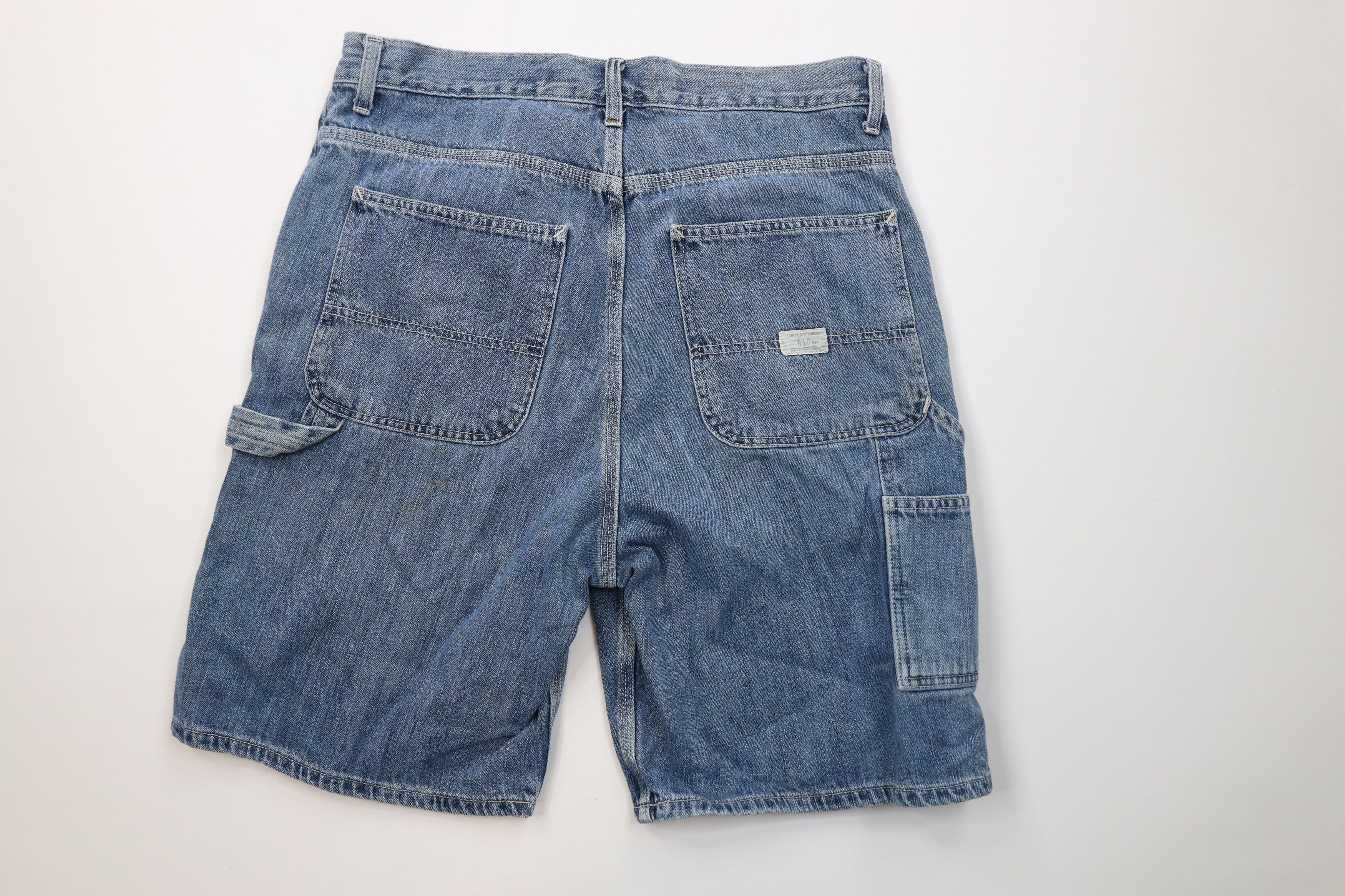 Gap Vintage 90s Gap Carpenter Denim Jean Shorts Blue Cotton Size US 34 / EU 50 - 9 Thumbnail