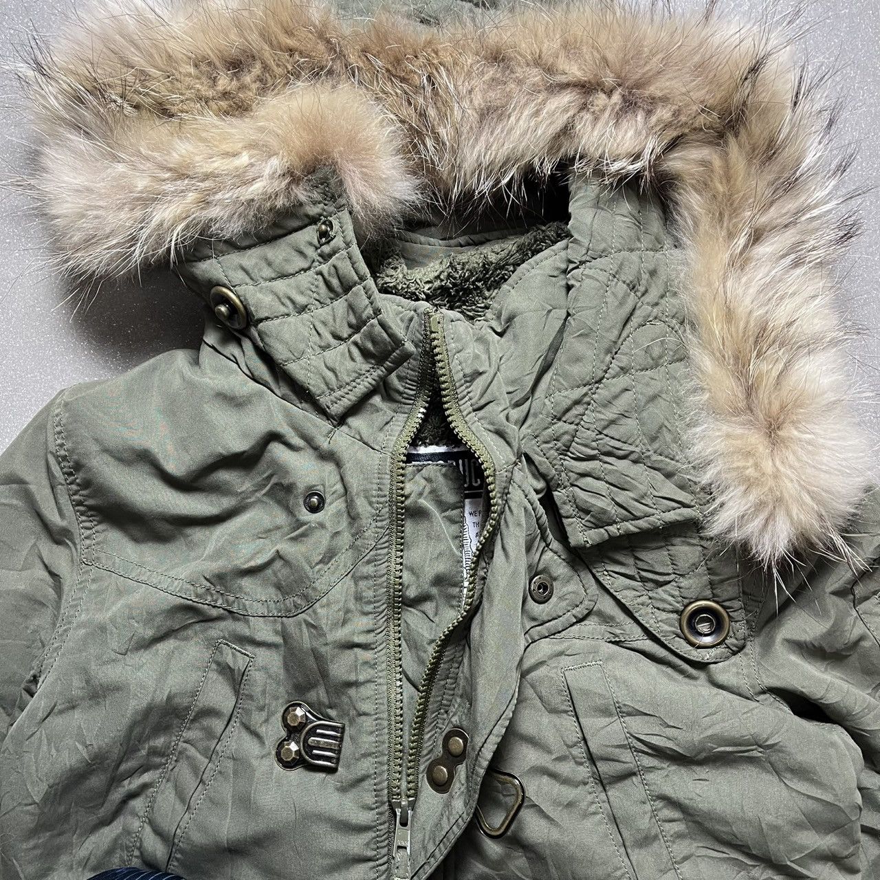 If Six Was Nine × Japanese Brand × Le Grande Bleu (L.G.B.) SLY Product Fur Parka Cargo Jacket Size US S / EU 44-46 / 1 - 6 Thumbnail