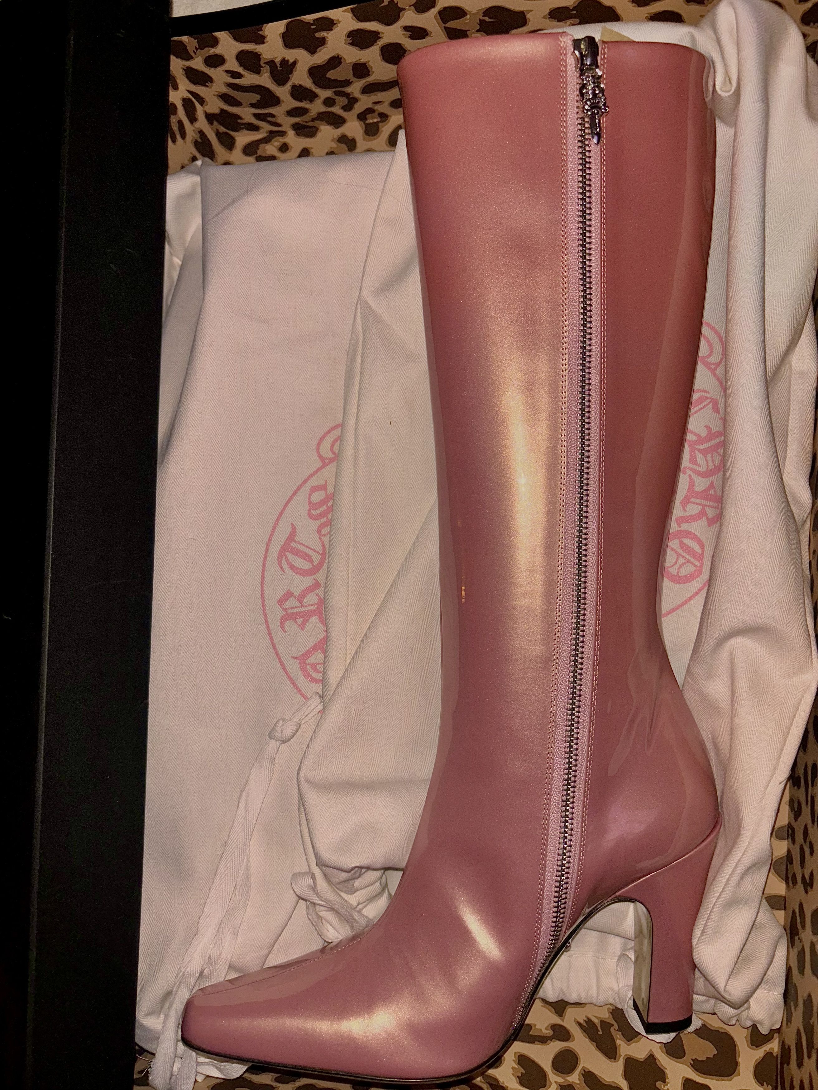 Chrome Hearts Pink Sugar Jones Chrome Hearts Boots Size US 8 / IT 38 - 6 Thumbnail