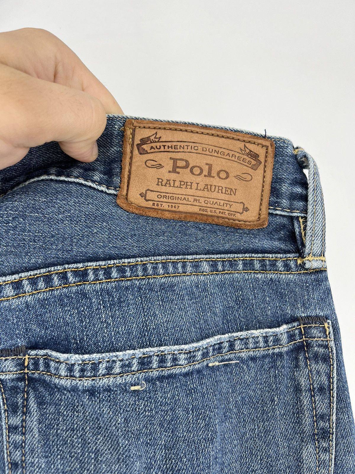 Polo Ralph Lauren × Vintage Crazy Vintage Y2K Polo Ralph Lauren Baggy Jeans Wide Leg Size US 34 / EU 50 - 10 Thumbnail