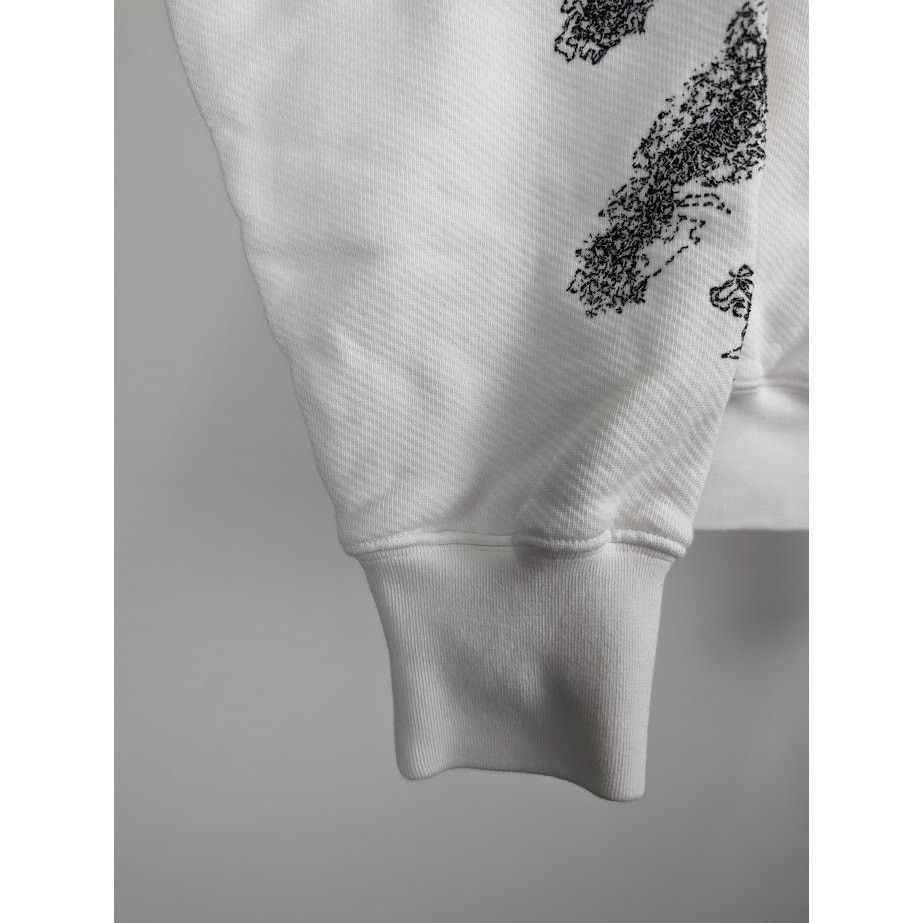 Off-White o1rshd1 Diags Bit Book Skate Hoodie in White/Black Size US M / EU 48-50 / 2 - 9 Thumbnail