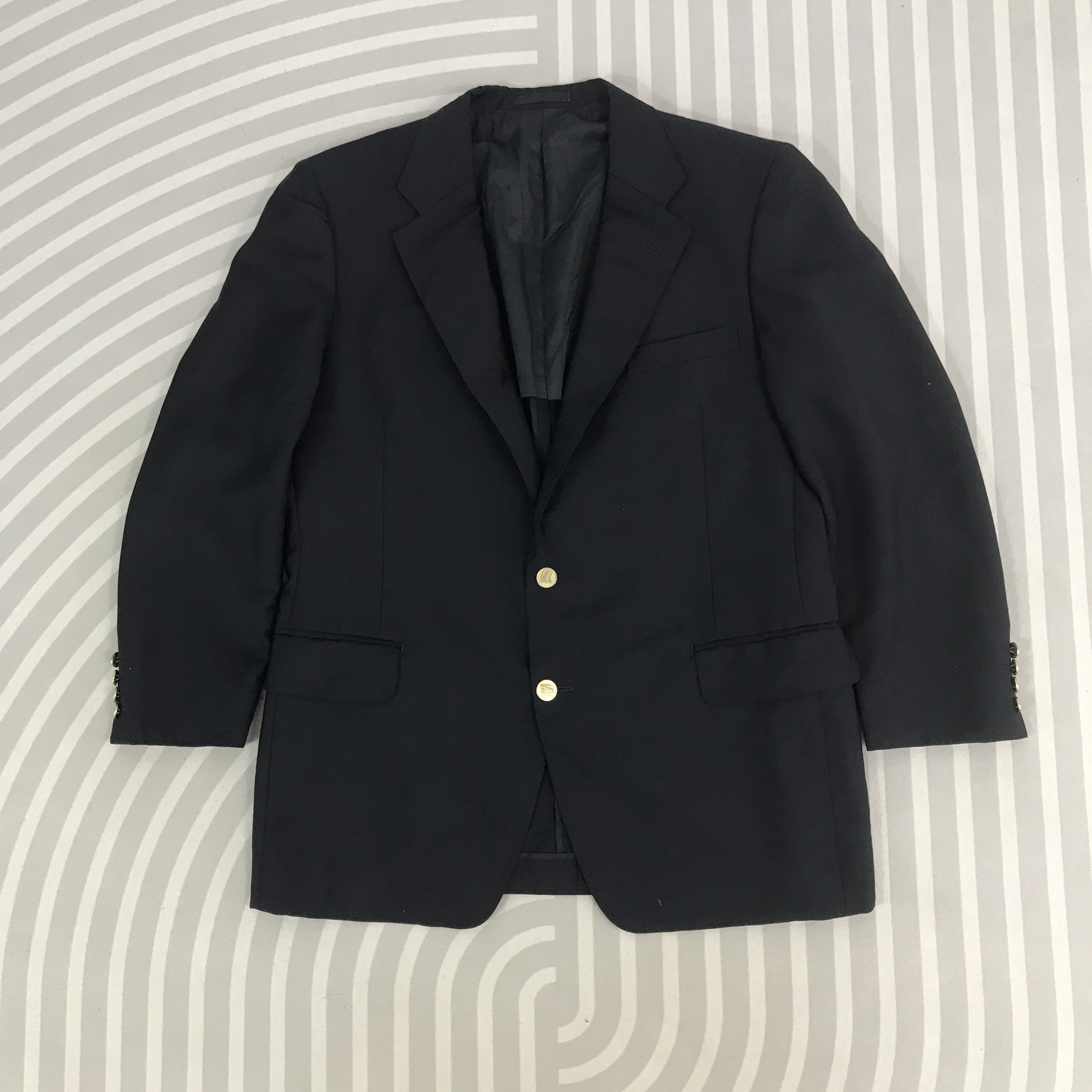 Burberry × Japanese Brand × Vintage Vintage Burberrys Blazer Japan design coat Jacket Size US L / EU 52-54 / 3 - 1 Thumbnail