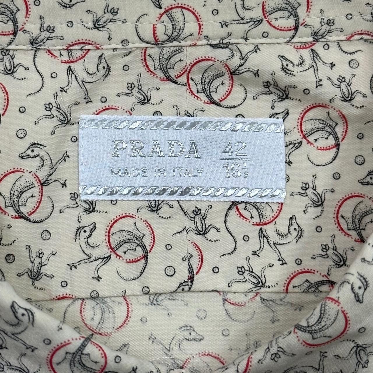 Prada Prada Milano 00’s Dragons Animal Print Shirt - L Size US L / EU 52-54 / 3 - 3 Thumbnail