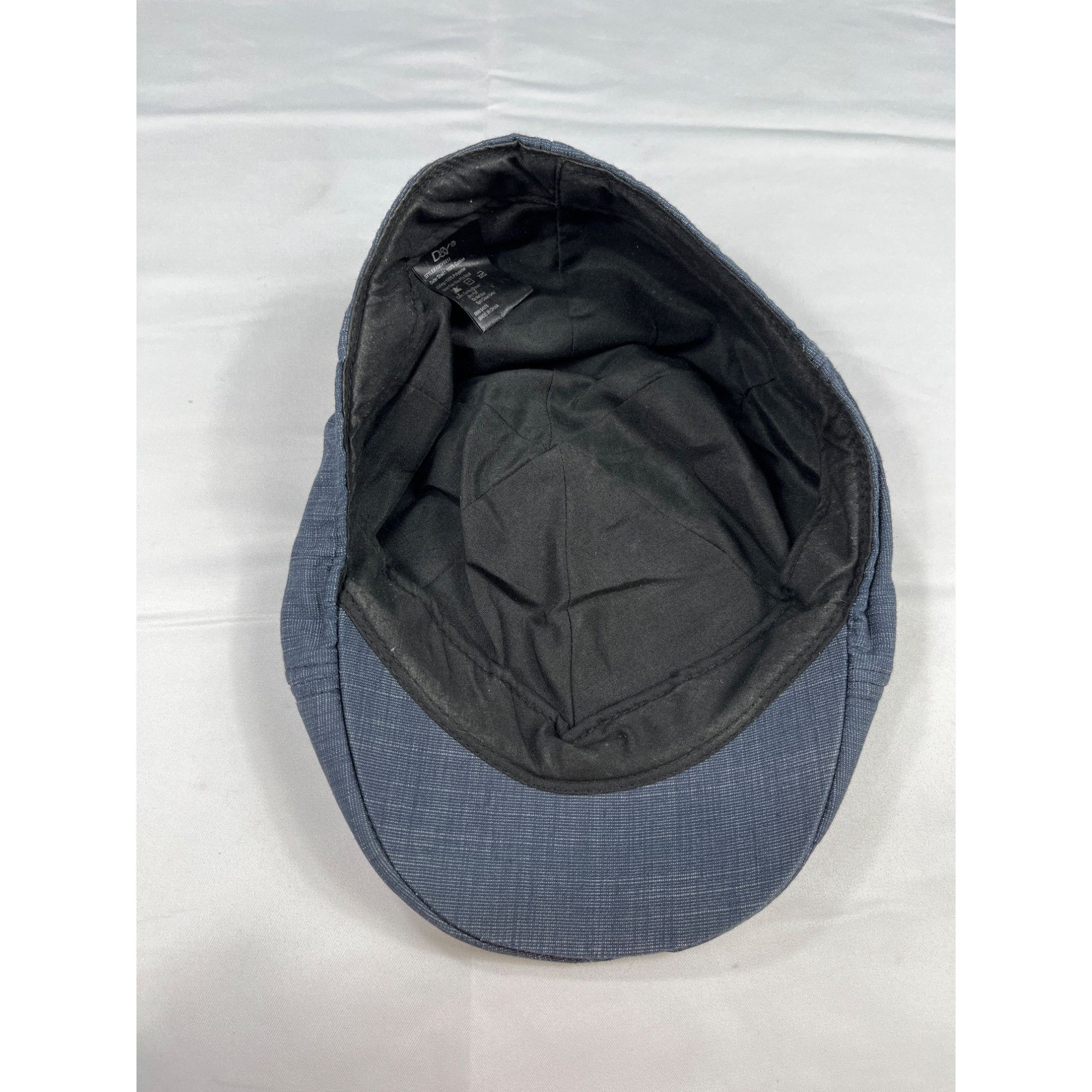 Designer D&Y Newsboy Flat Cap Classic Blue SKU 7370 Size ONE SIZE - 5 Thumbnail