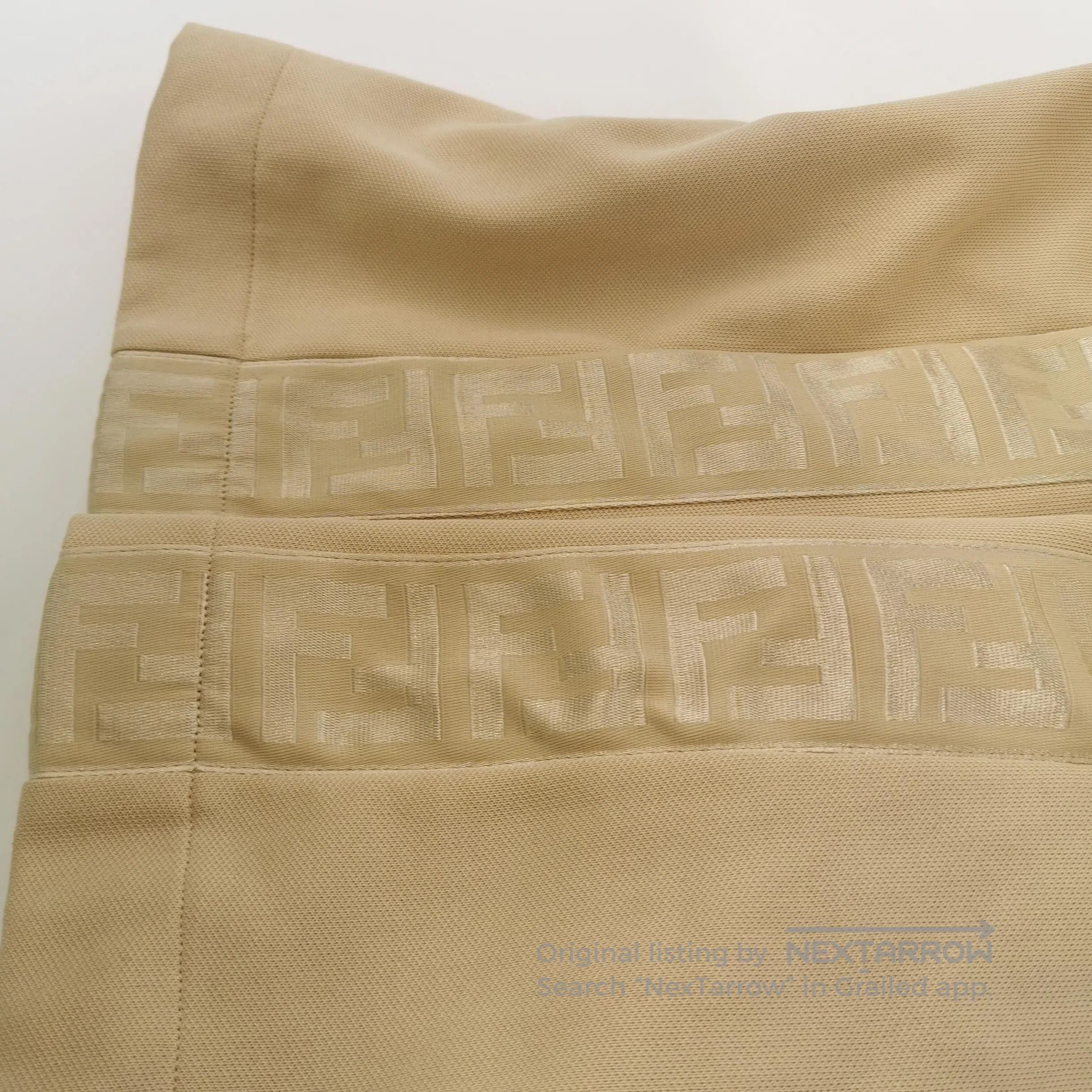 Fendi Cotton Double F Logo Wide.