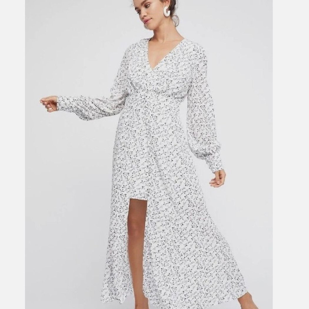 Free People Free People Walk Me Home Maxi Dress white size 2 no slip D1 Size XS / US 0-2 / IT 36-38 - 1 Thumbnail