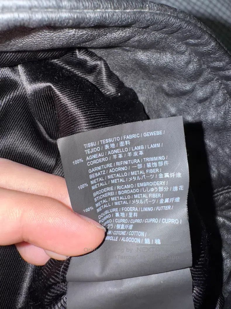 Saint Laurent Paris Saint Laurent Paris Cracked Heart Stud Sheepskin Motorcycl Size XXS / US 00 / IT 34 - 5 Thumbnail
