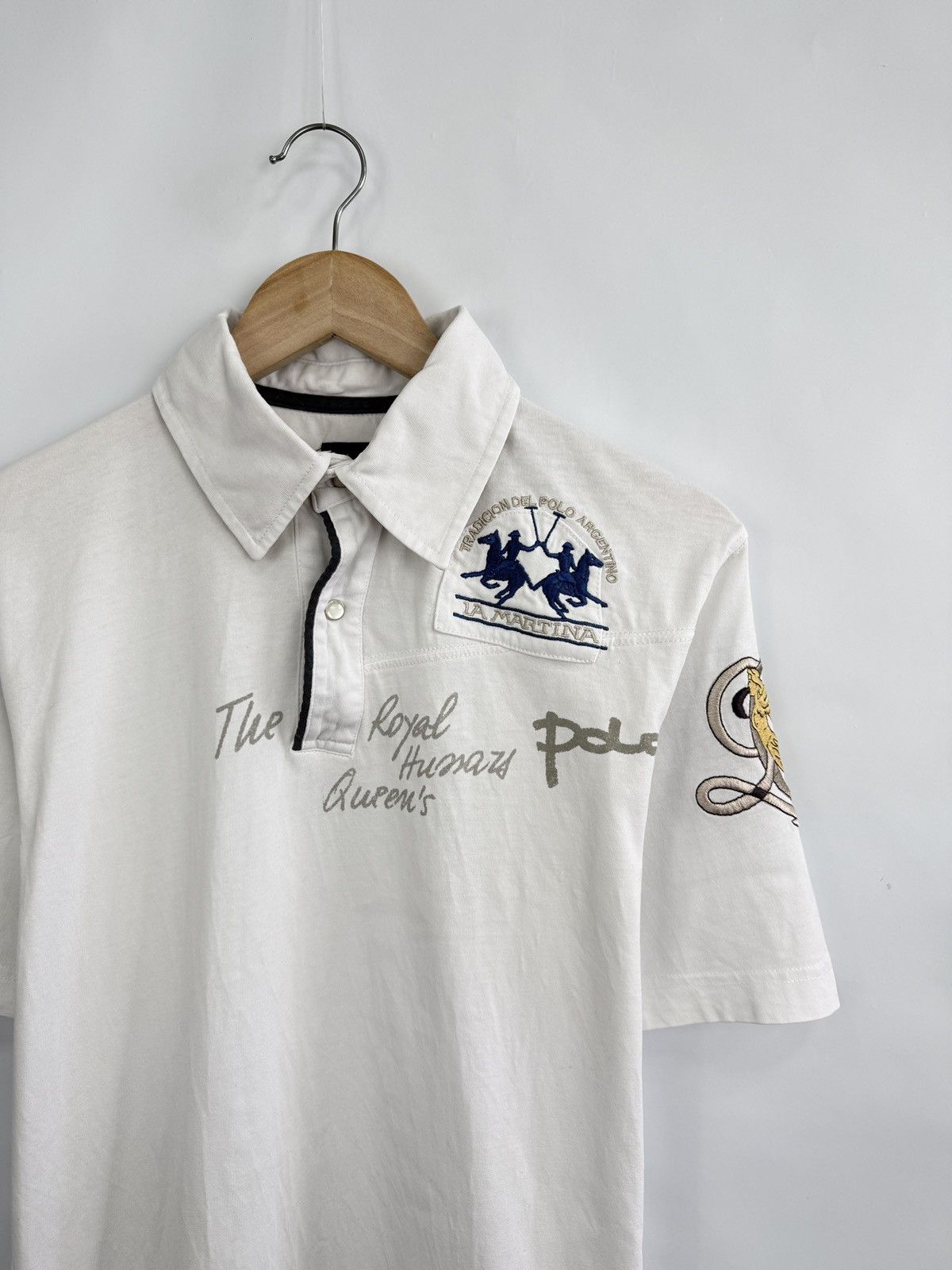 La Martina 🇦🇷 Vintage La Martina Buenos Aires Polo T-Shirt Rare Y2K Size US L / EU 52-54 / 3 - 3 Thumbnail