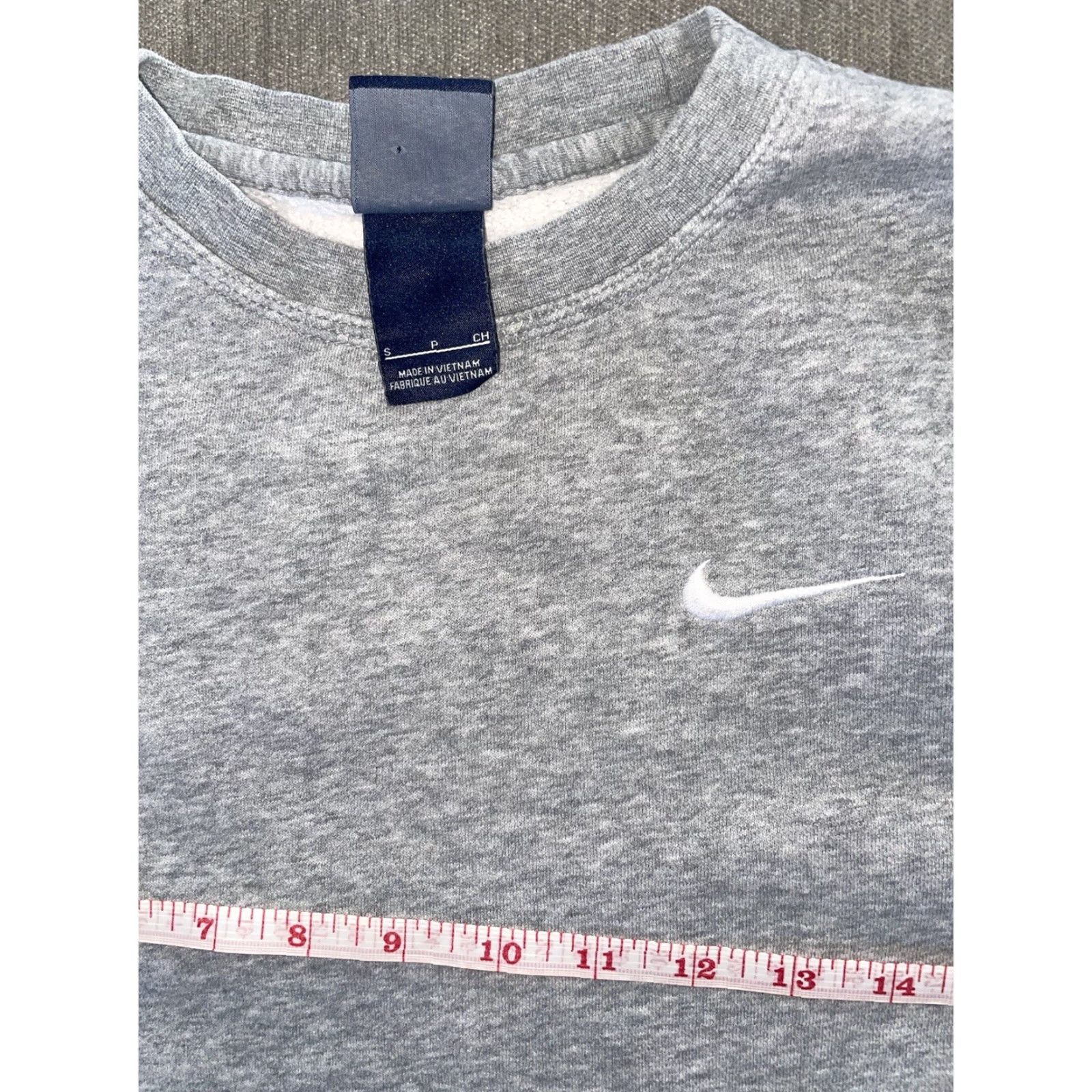 Nike Nike Crew Neck Sweater Women Small Gray/S Gray Size S / US 4 / IT 40 - 3 Thumbnail