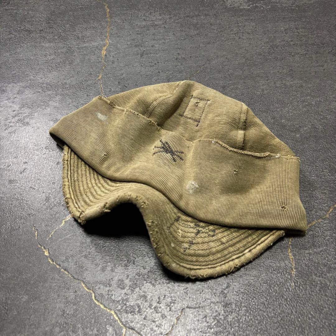 Kapital Conductor Soft Brim Beanie Visor Distressed weathered hat Size ONE SIZE - 6 Thumbnail