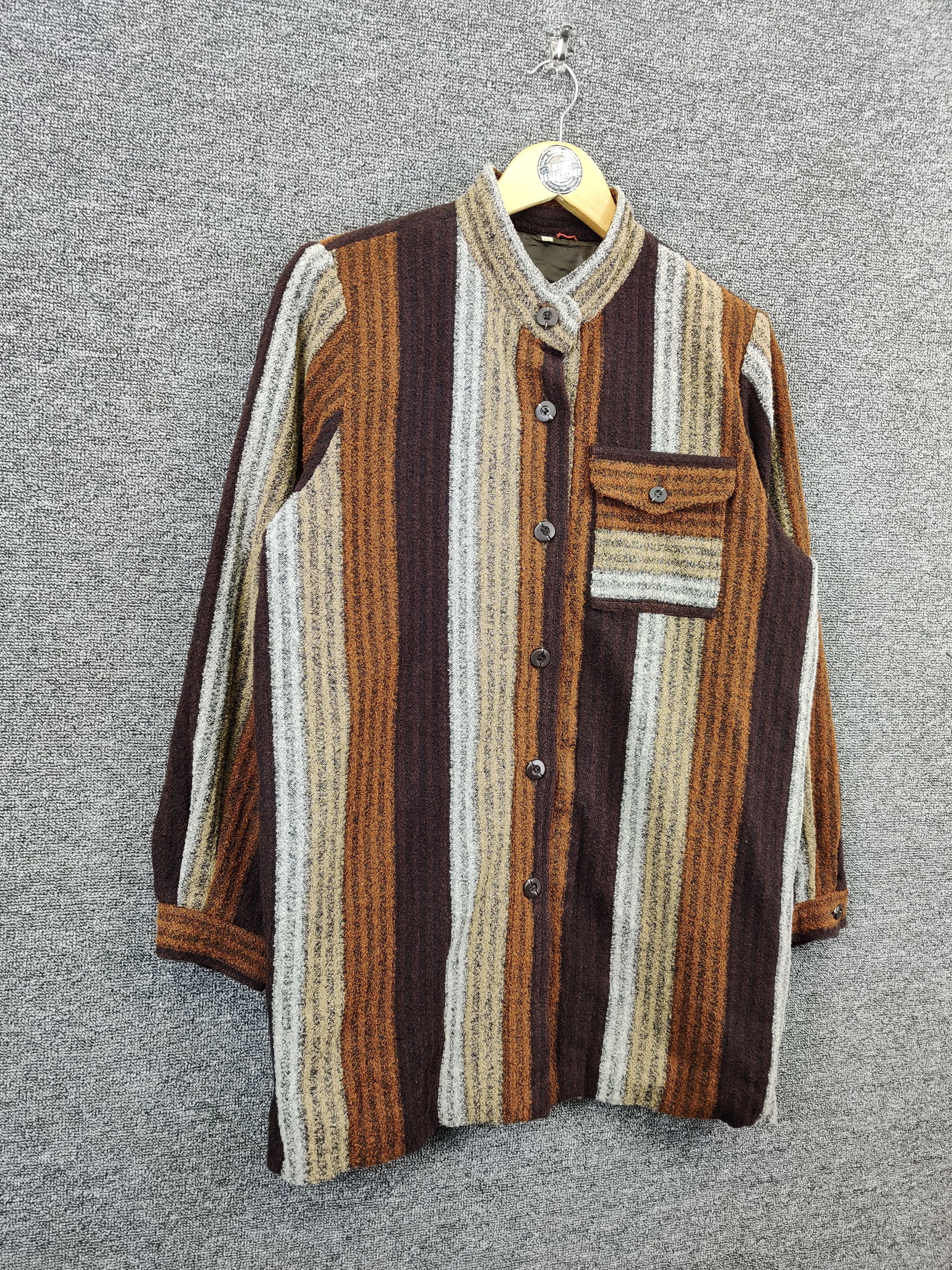 The Unbranded Brand Vintage Unbranded Wool Single Pocket Button Up Jacket Size US L / EU 52-54 / 3 - 5 Thumbnail