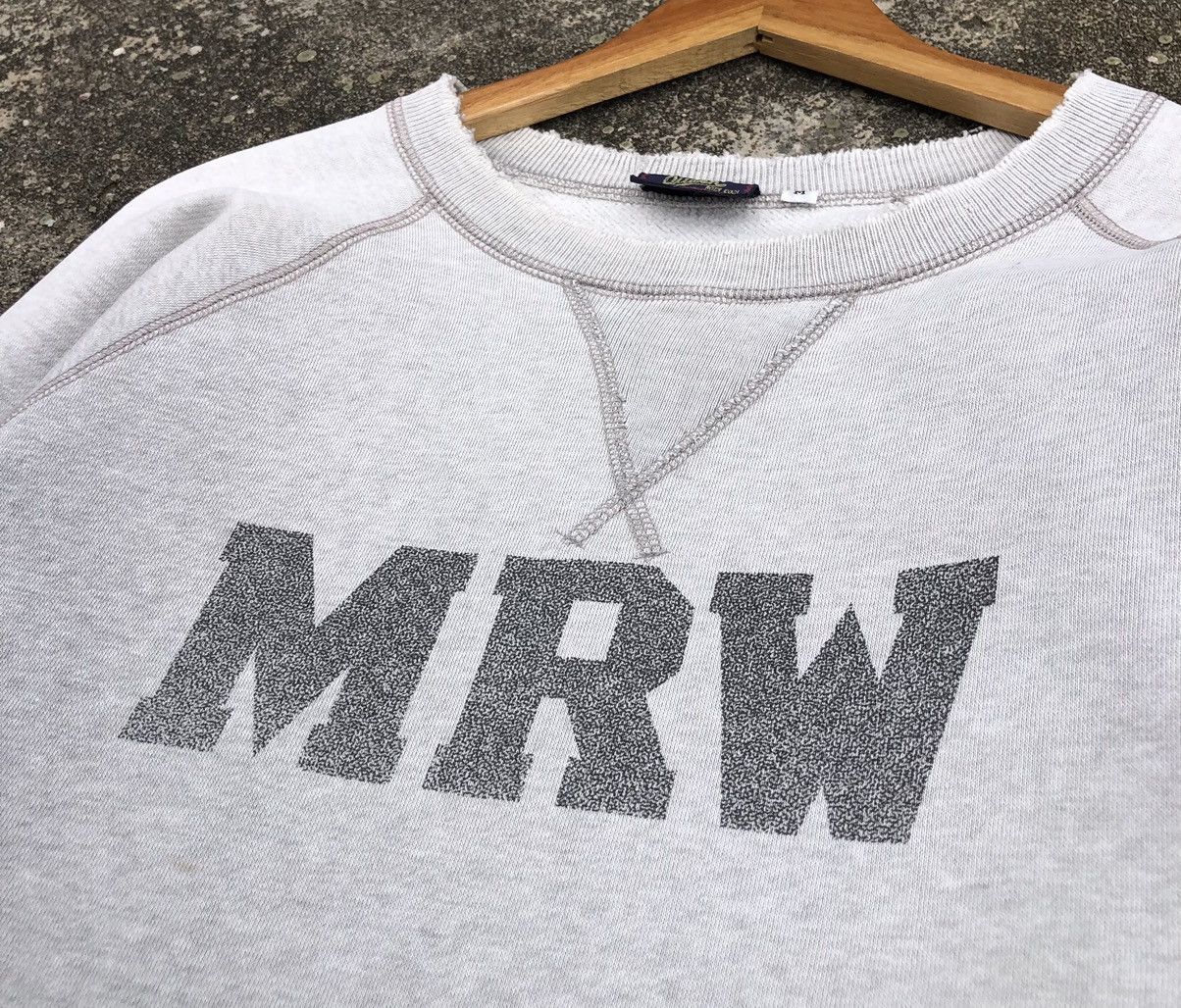Vintage THRASHED MRW Sun Faded Crewneck