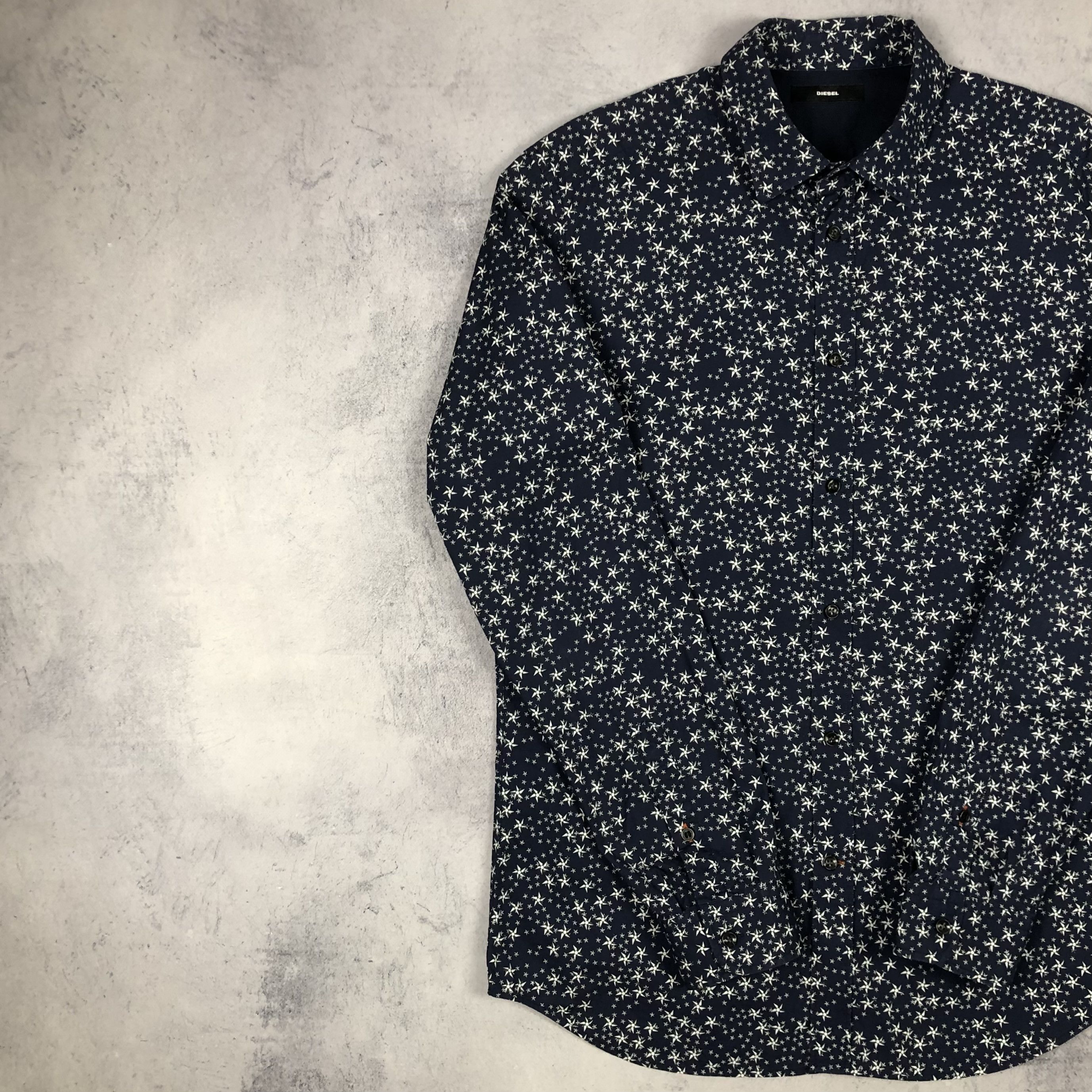 Diesel Diesel Pinwheel Star Pattern Button-up Shirt Size US XL / EU 56 / 4 - 5 Thumbnail