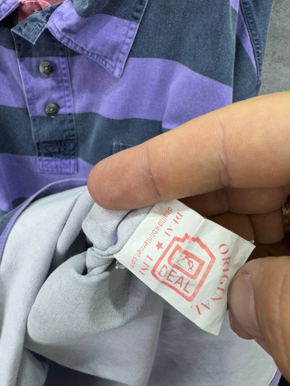 Vintage DEAL Line Polos Shirt Oldmoney Y2K Mens Button Up Size US XL / EU 56 / 4 - 12 Thumbnail