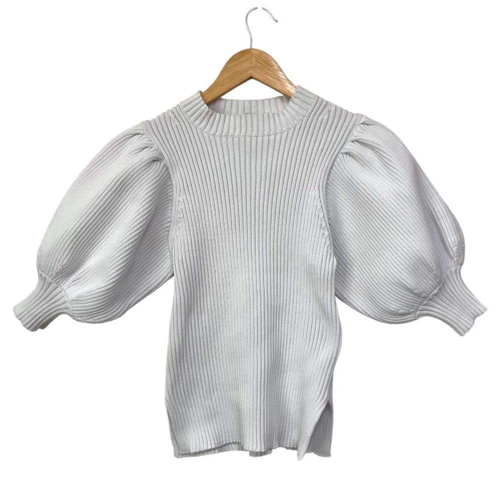 Other Other SEVEN TEN by MIHO KAWAHITO Volume Sleeve Knit Textile Tops DUTY FREE for USA Size ONE SIZE - 1 Thumbnail