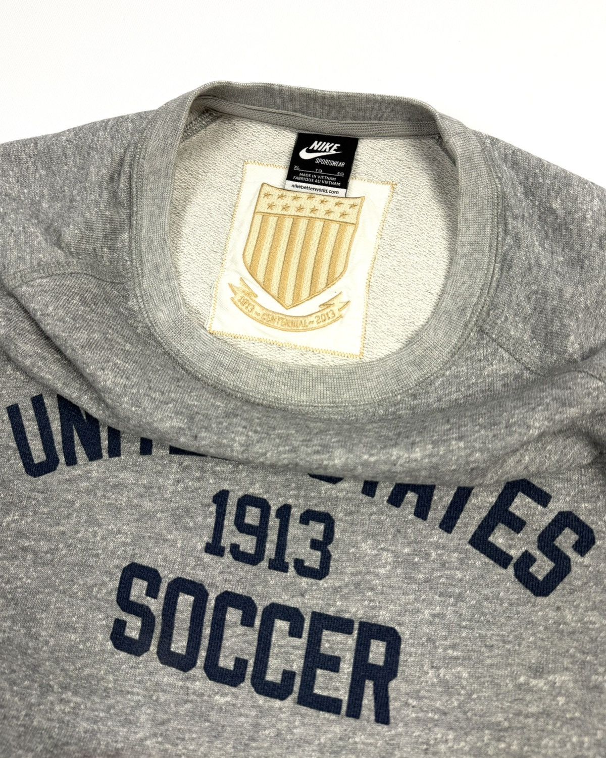 Nike RARE NIKE United States Soccer Sweatshirt Vintage Streerwear Size US XL / EU 56 / 4 - 7 Thumbnail
