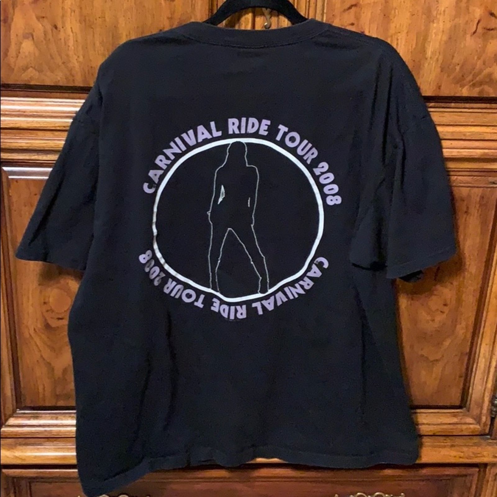 Anvil Carrie Underwood Shirt Men's 2X Carnival Ride Tour Vintage Size US XXL / EU 58 / 5 - 5 Thumbnail