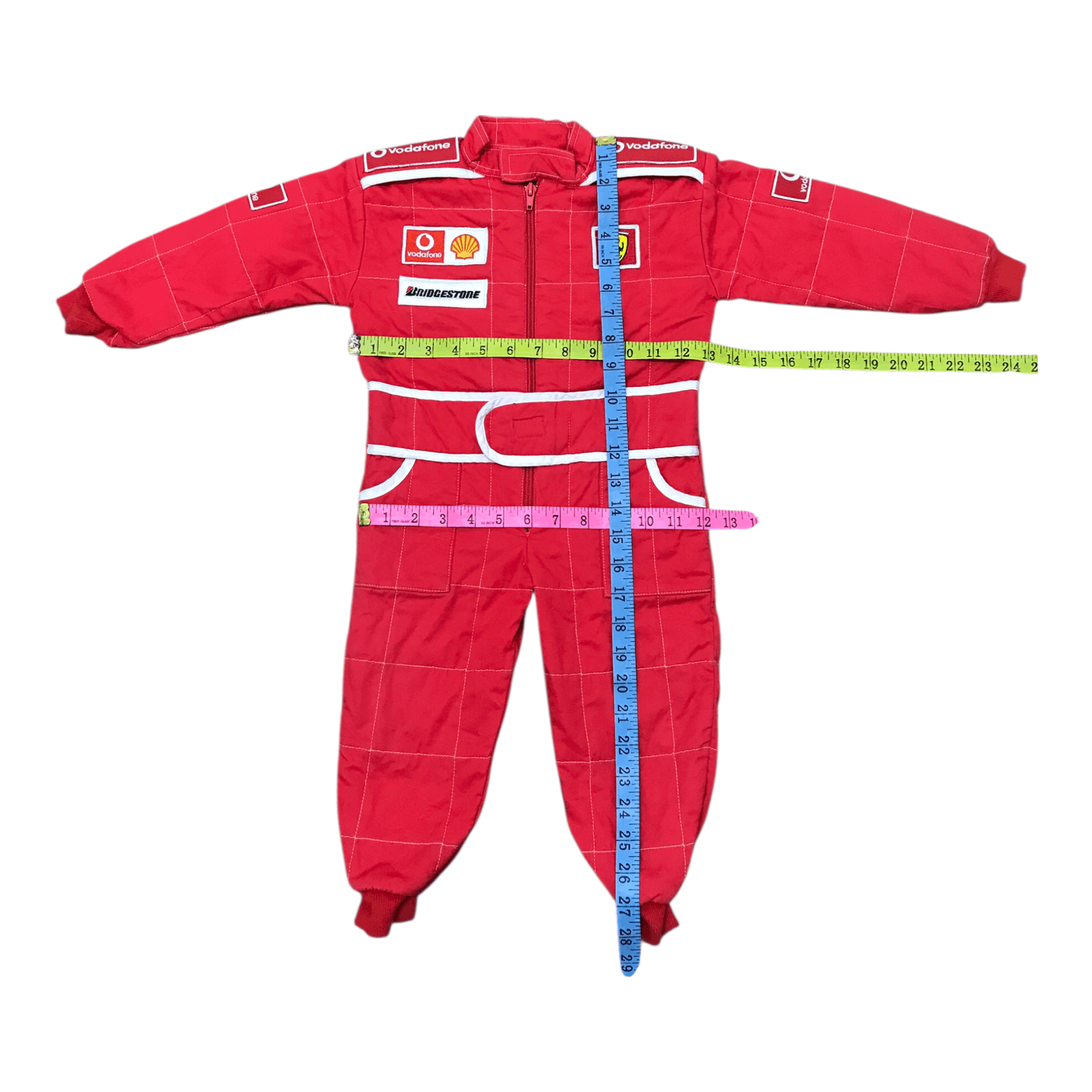 Ferrari × Sports Specialties × Vintage Ferrari F1 Overall Suit Red Kids Size US 26 / EU 42 - 3 Thumbnail